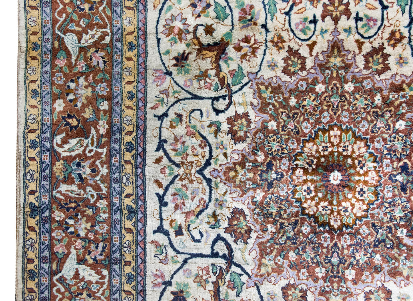 Vintage Persian Tabriz Rug