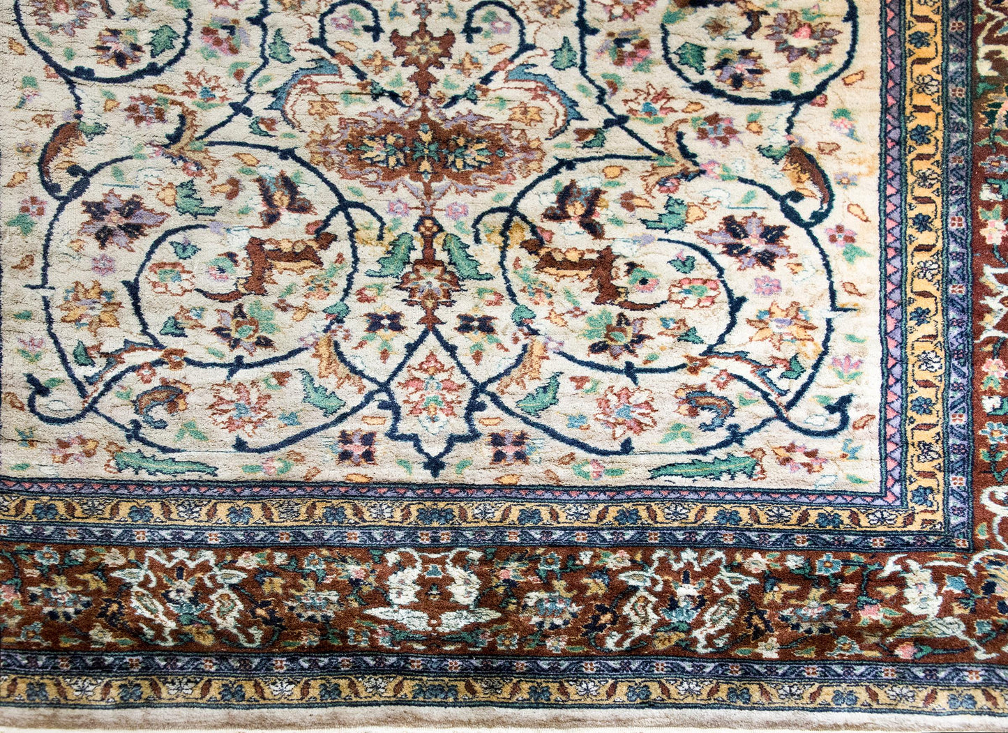 Vintage Persian Tabriz Rug