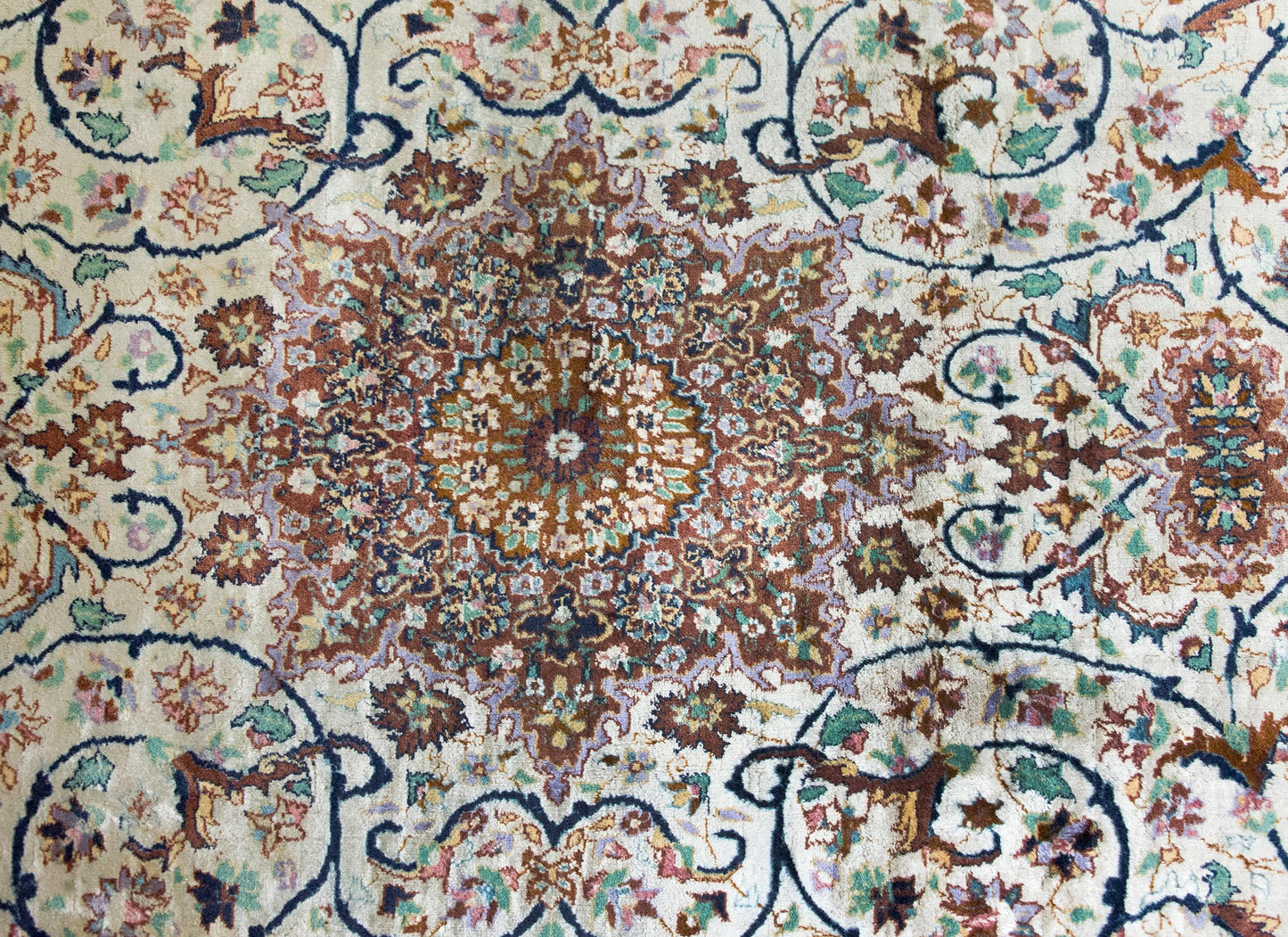 Vintage Persian Tabriz Rug