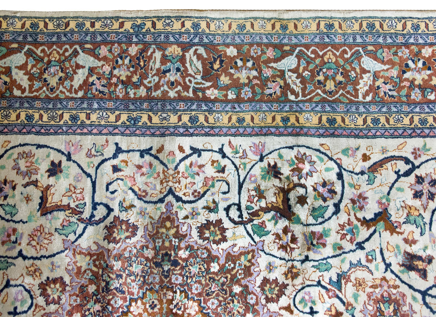 Vintage Persian Tabriz Rug