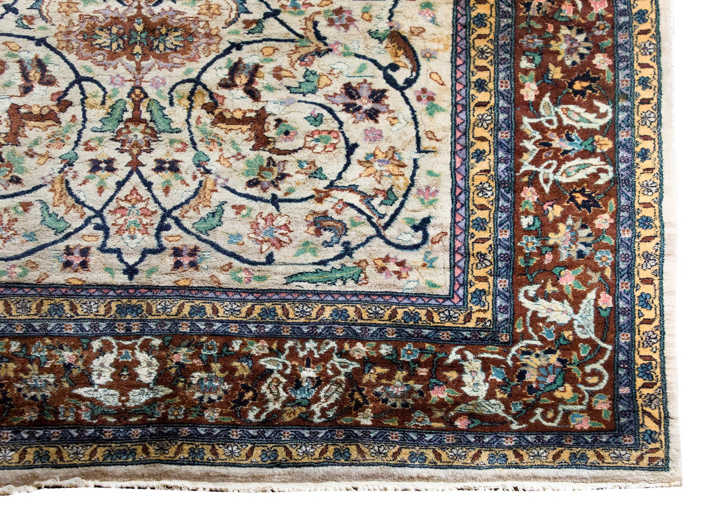 Vintage Persian Tabriz Rug
