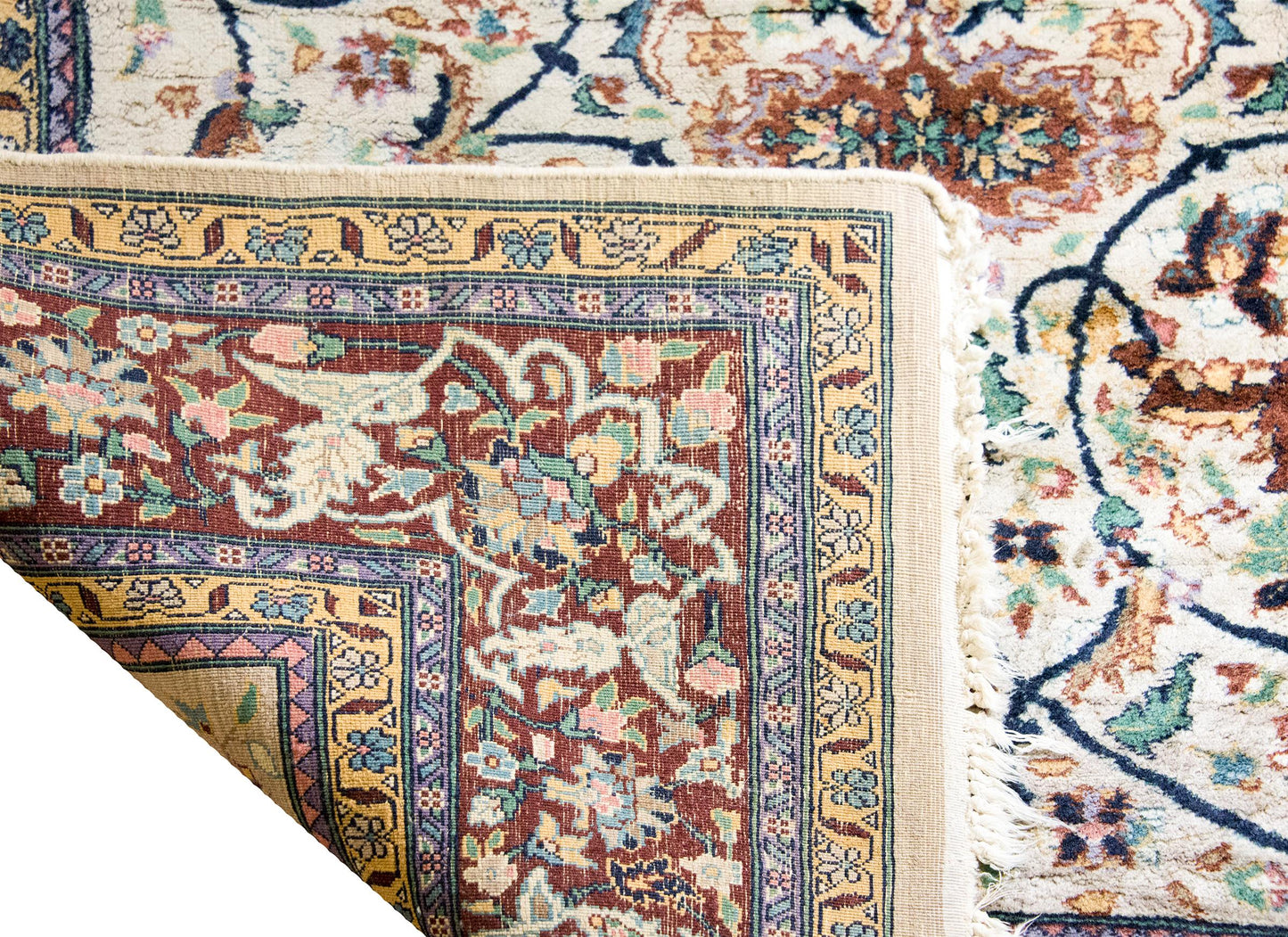 Vintage Persian Tabriz Rug