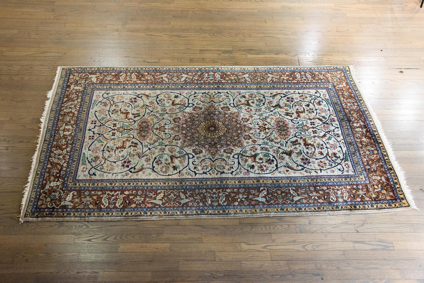 Vintage Persian Tabriz Rug