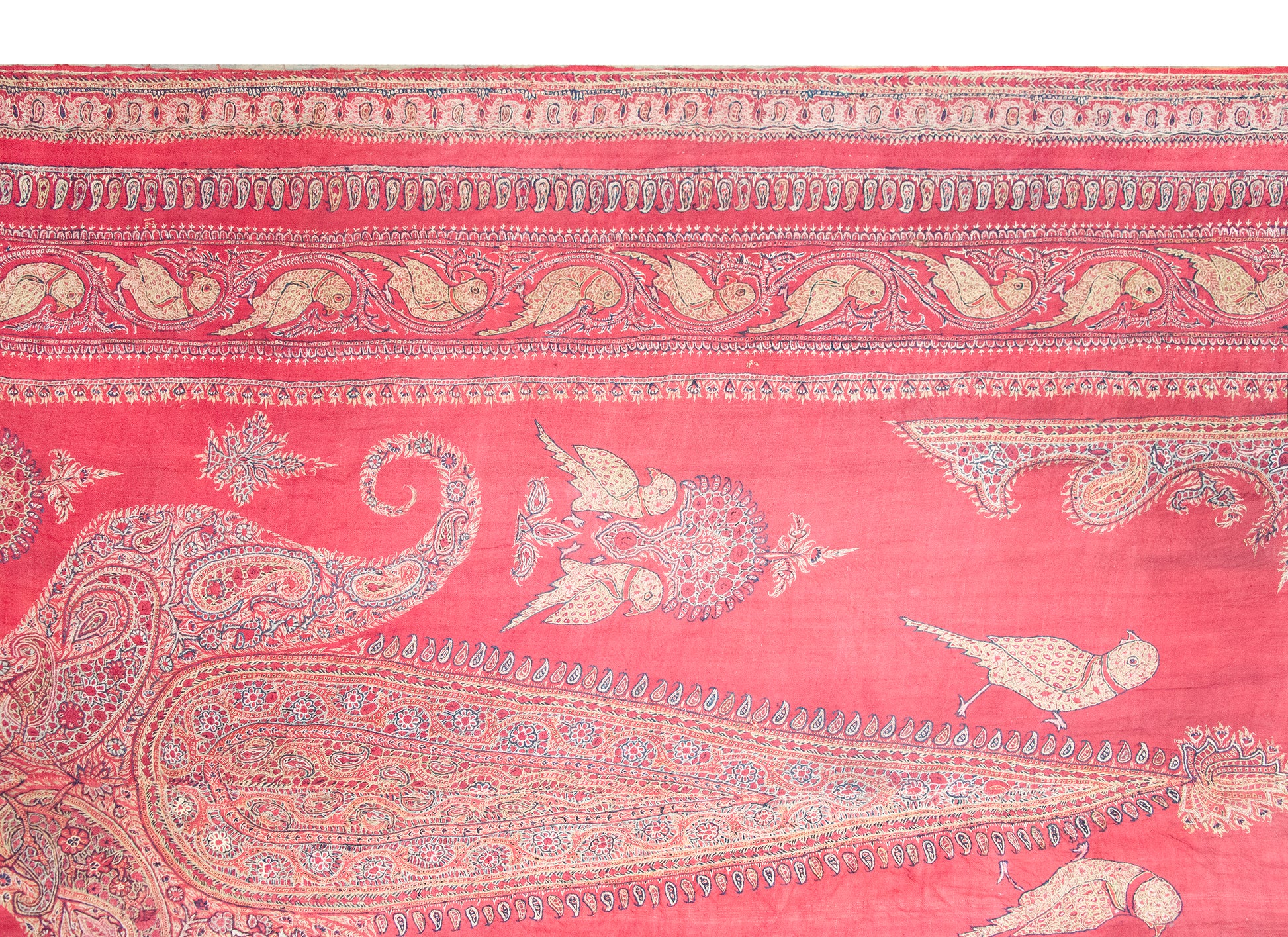 Late 19th Century Persian Kirman Suzani Rug For Sale