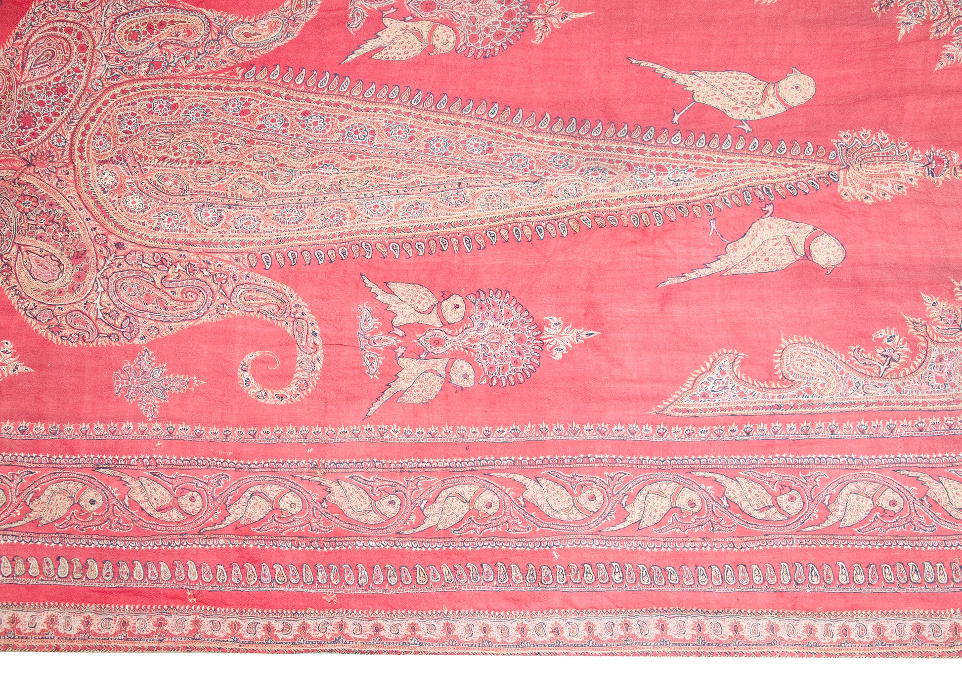 Late 19th Century Persian Kirman Suzani Rug For Sale