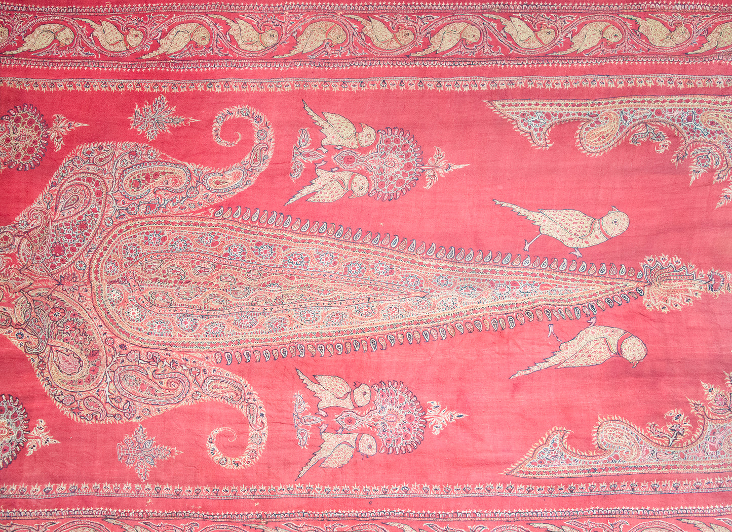 Late 19th Century Persian Kirman Suzani Rug For Sale