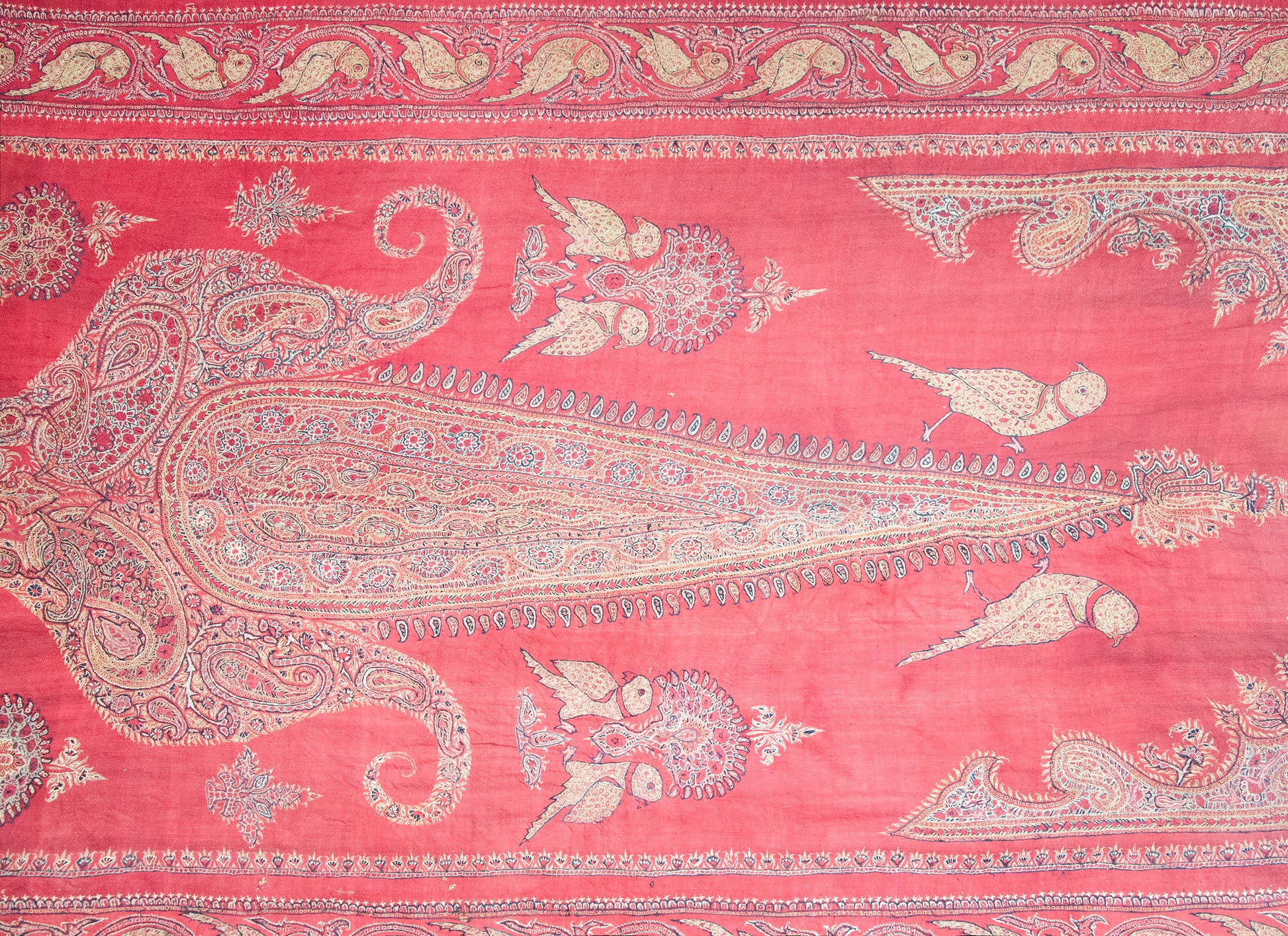 Late 19th Century Persian Kirman Suzani Rug For Sale
