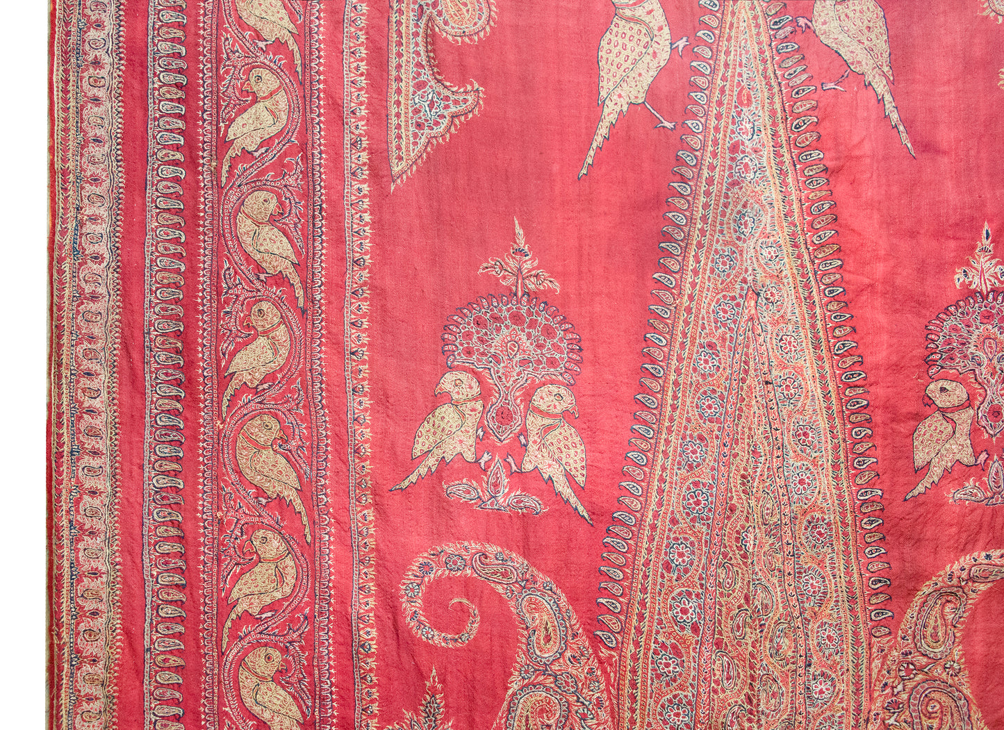 Late 19th Century Persian Kirman Suzani Rug For Sale
