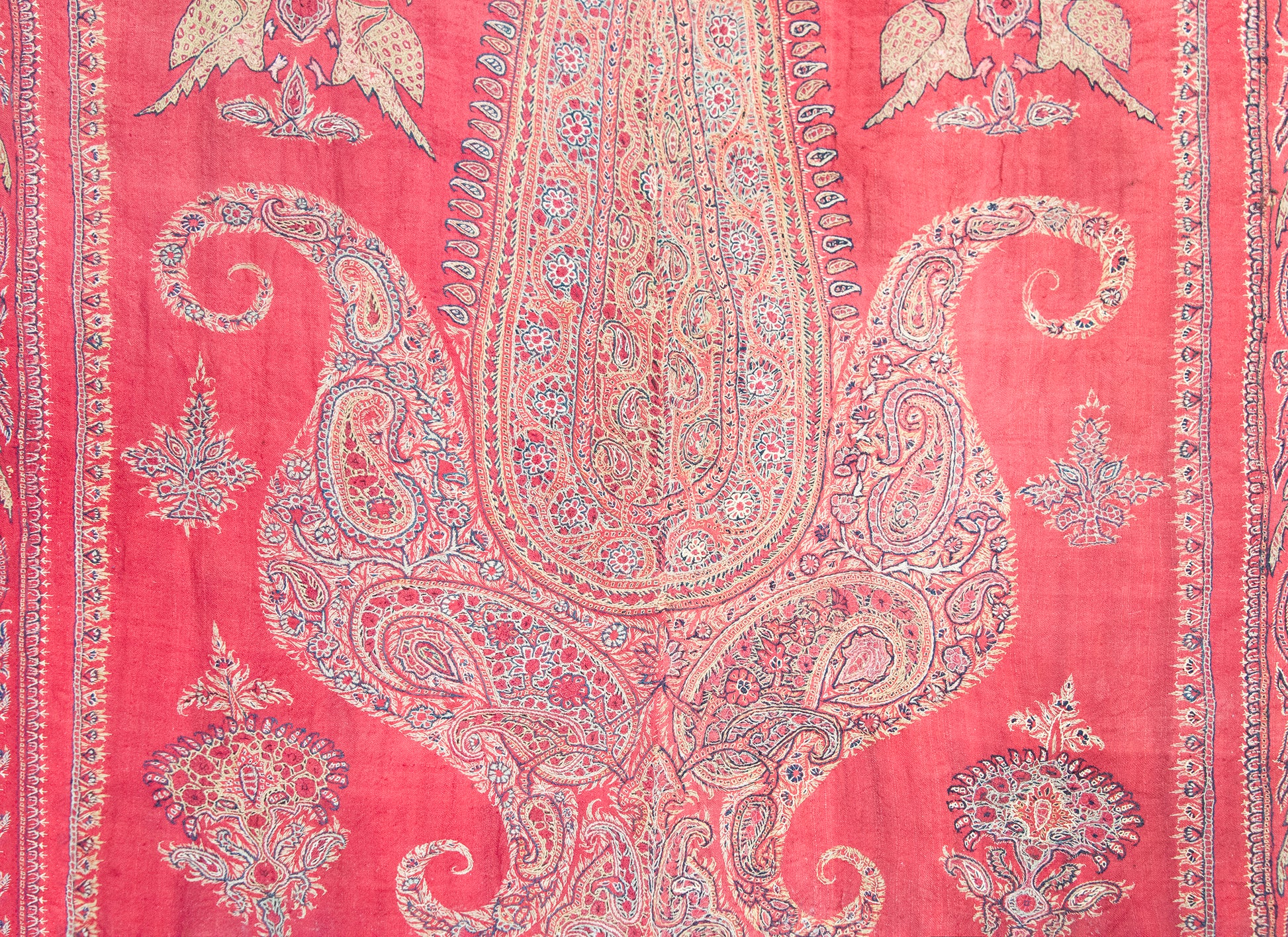 Late 19th Century Persian Kirman Suzani Rug For Sale