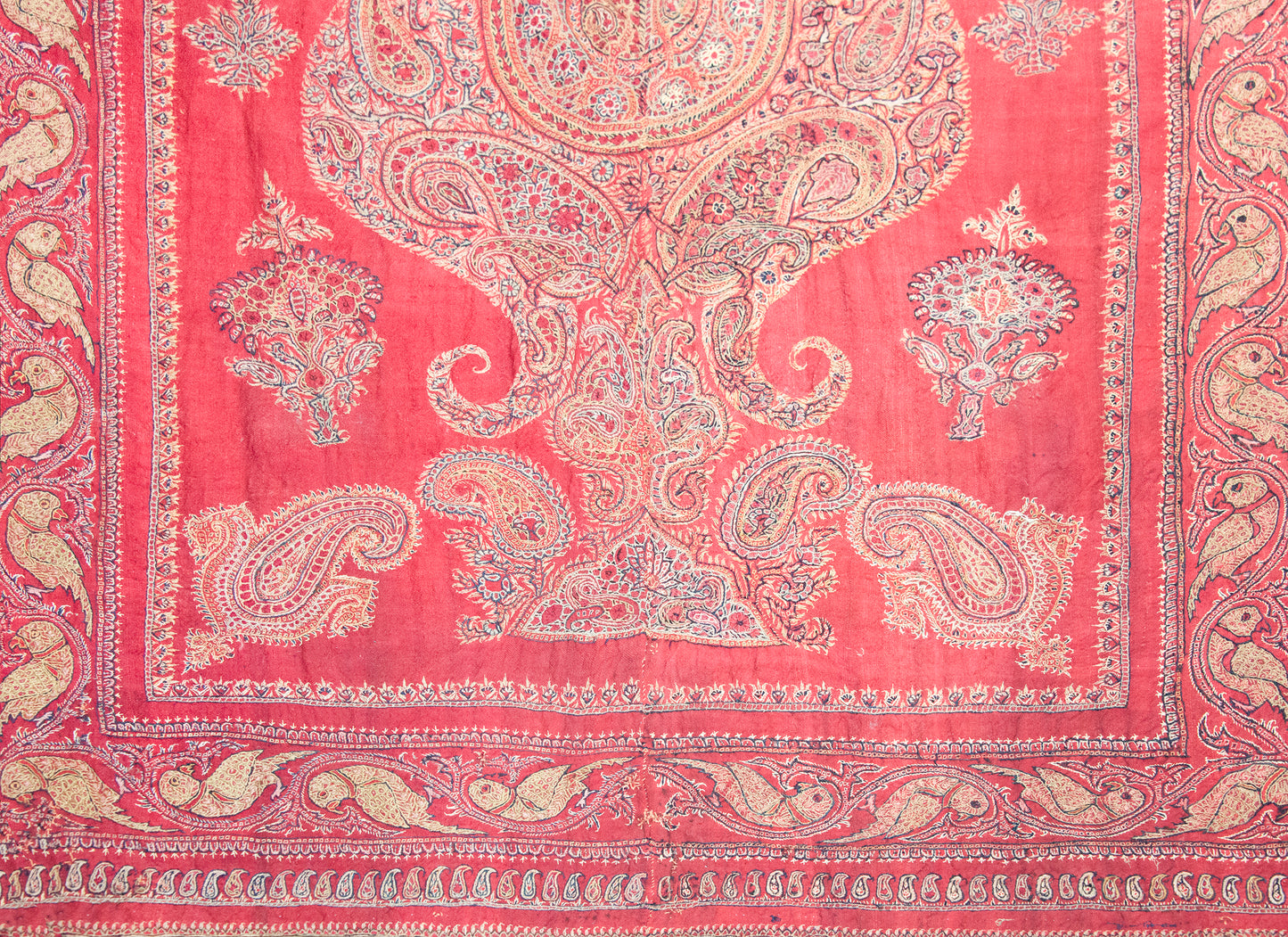 Late 19th Century Persian Kirman Suzani Rug For Sale