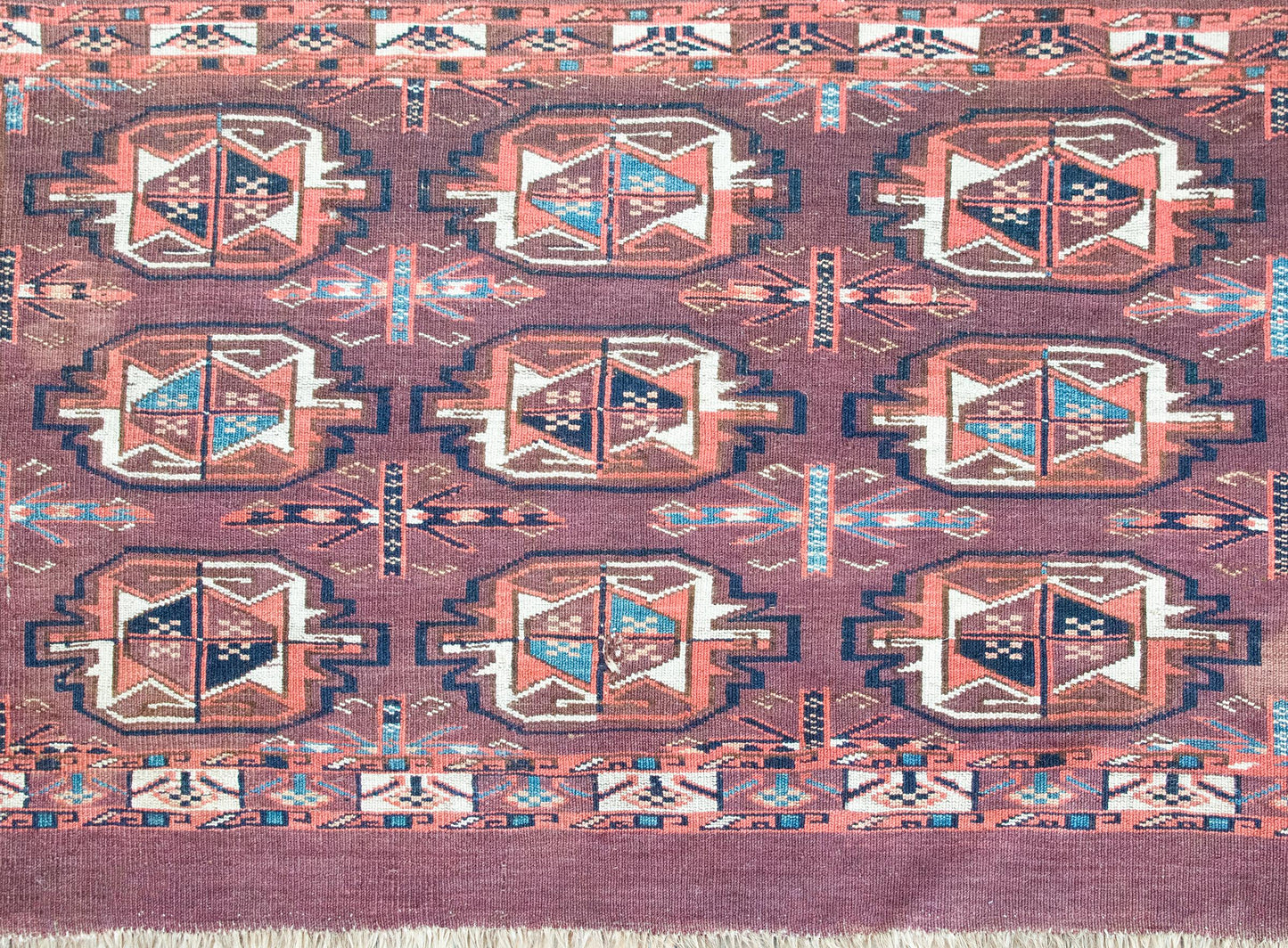 Early 20th Century Persian Yamout Rug
