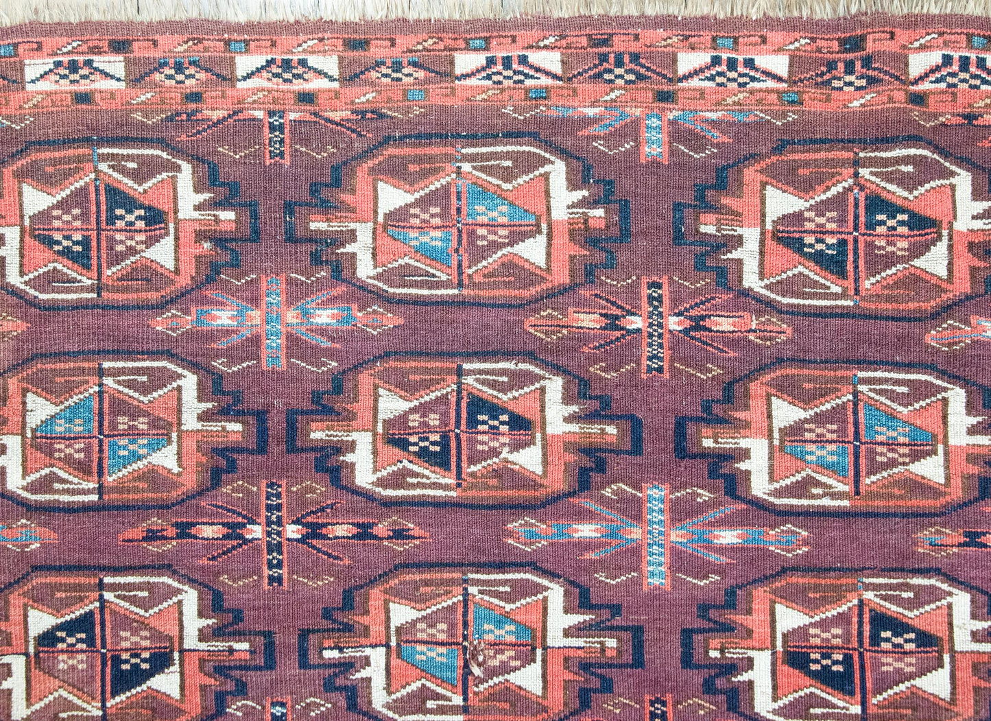 Early 20th Century Persian Yamout Rug