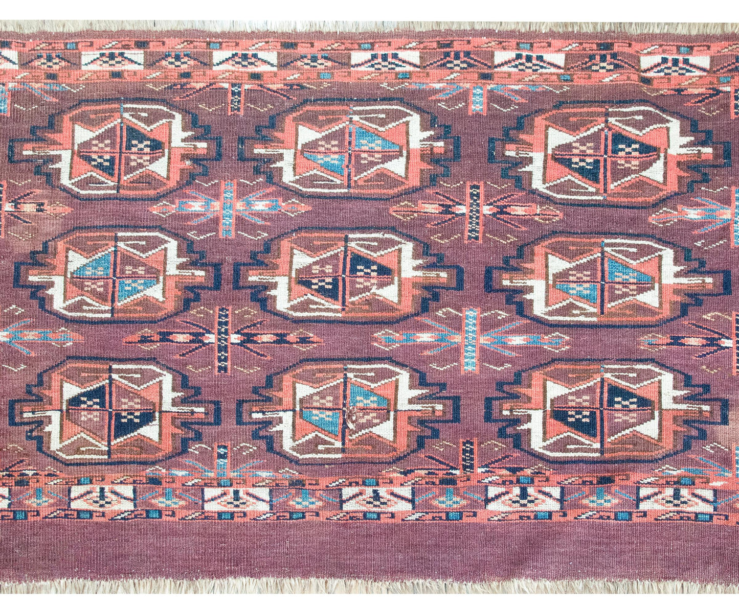 Early 20th Century Persian Yamout Rug