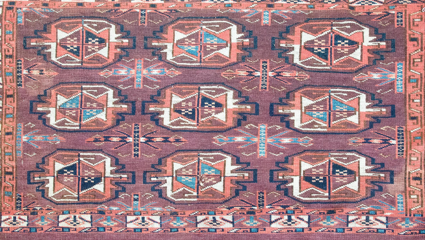 Early 20th Century Persian Yamout Rug