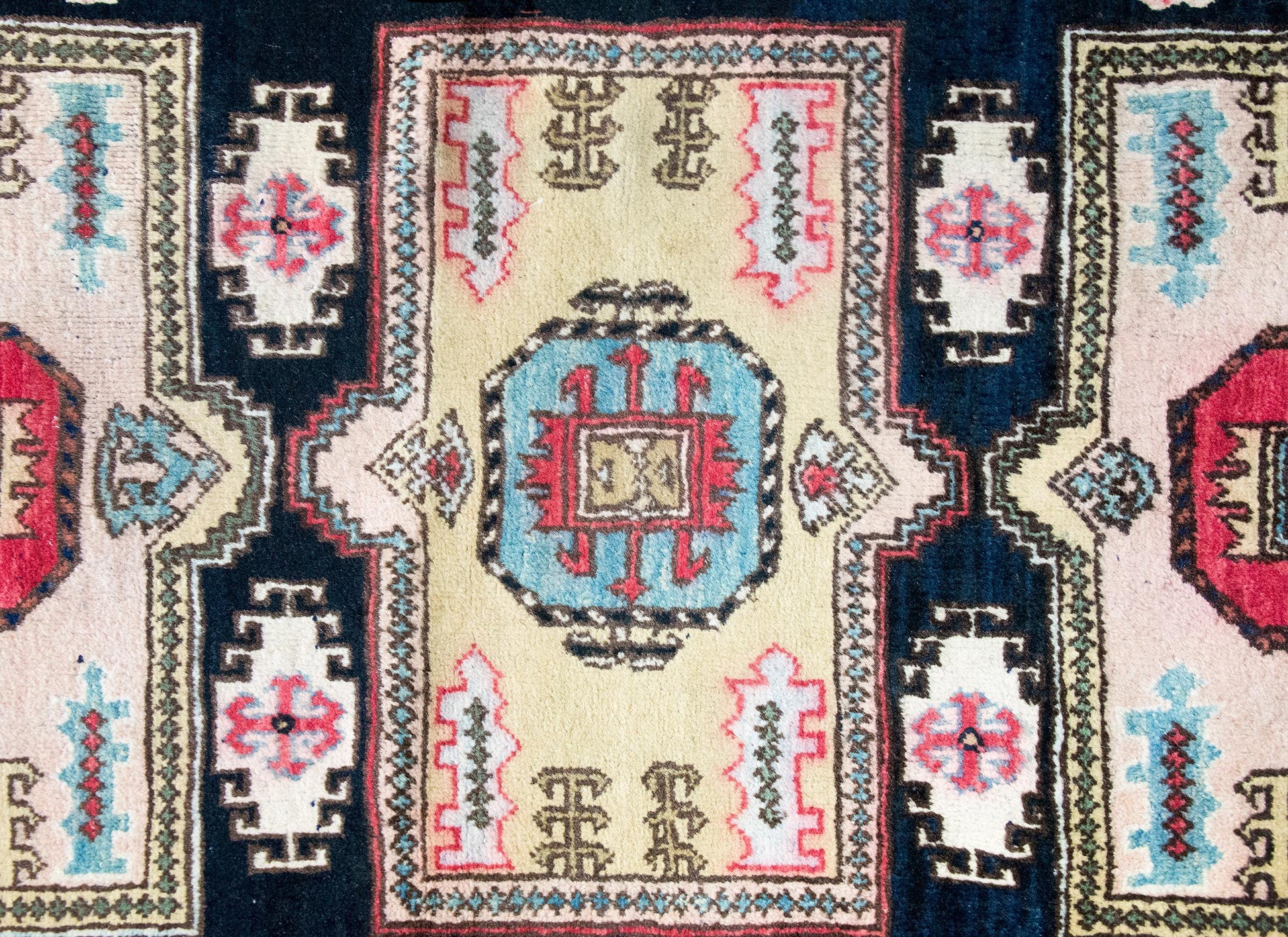 Mid-20th Century Afghani Kazak Rug For Sale