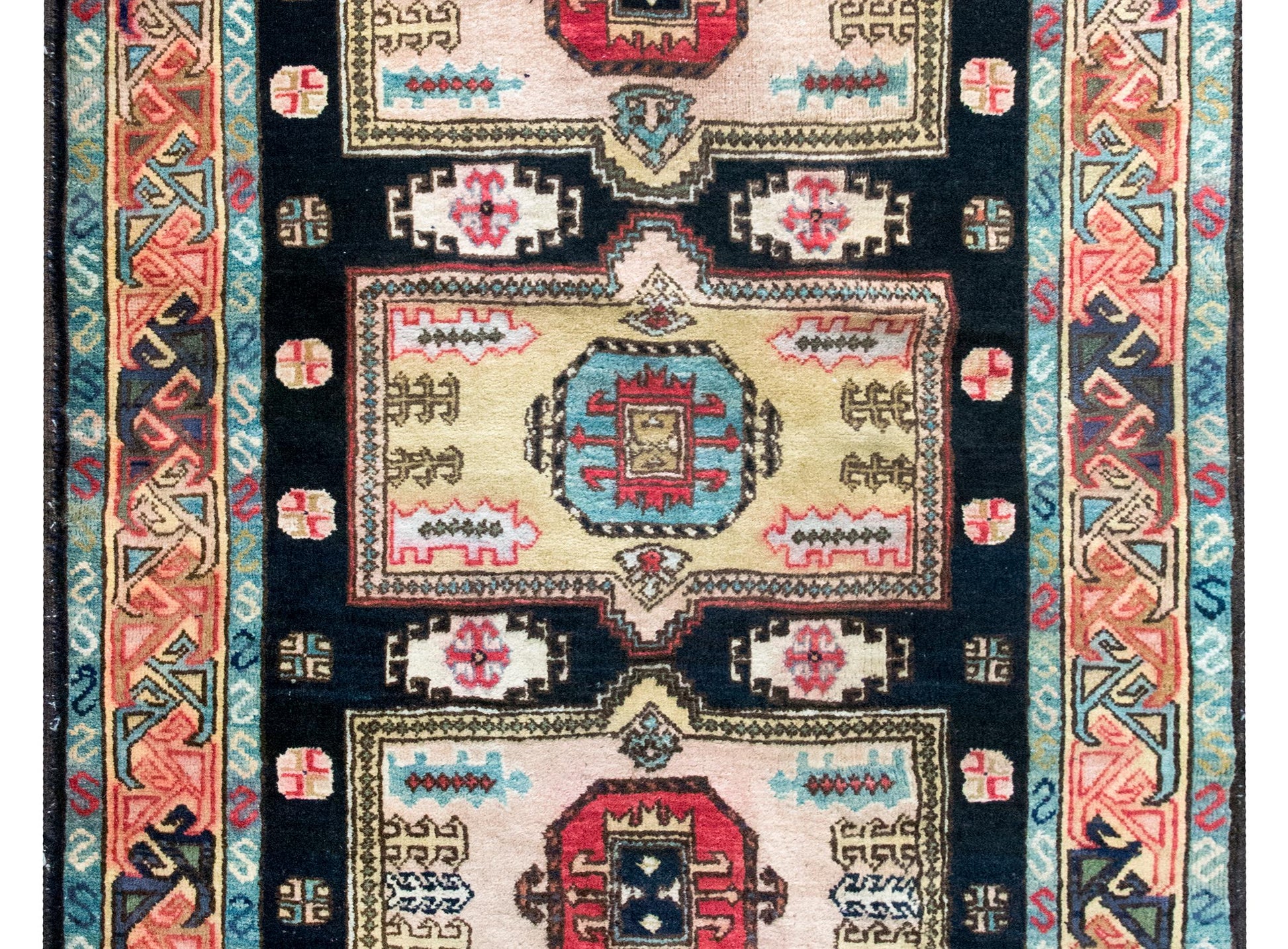 Mid-20th Century Afghani Kazak Rug For Sale