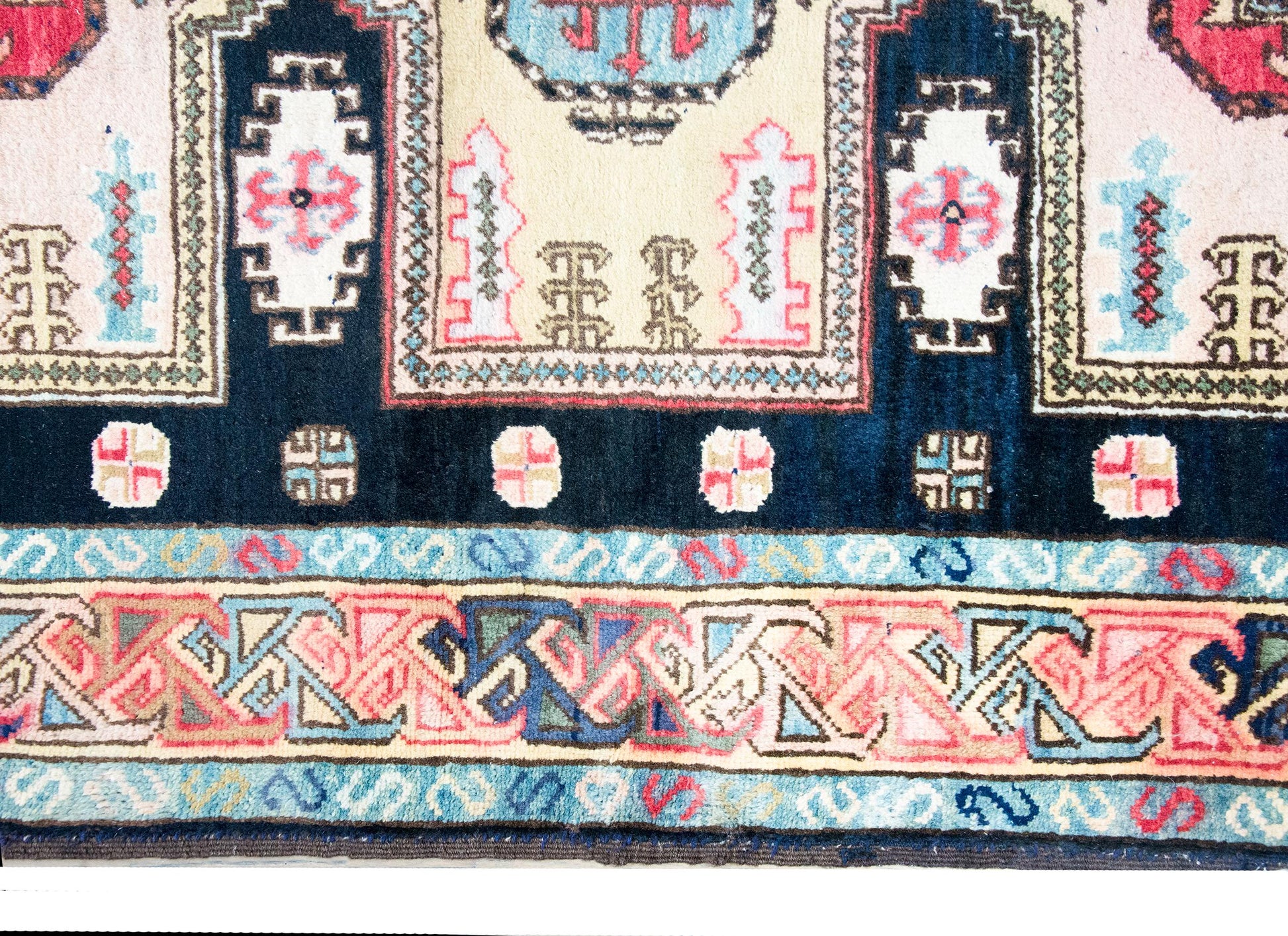 Mid-20th Century Afghani Kazak Rug For Sale