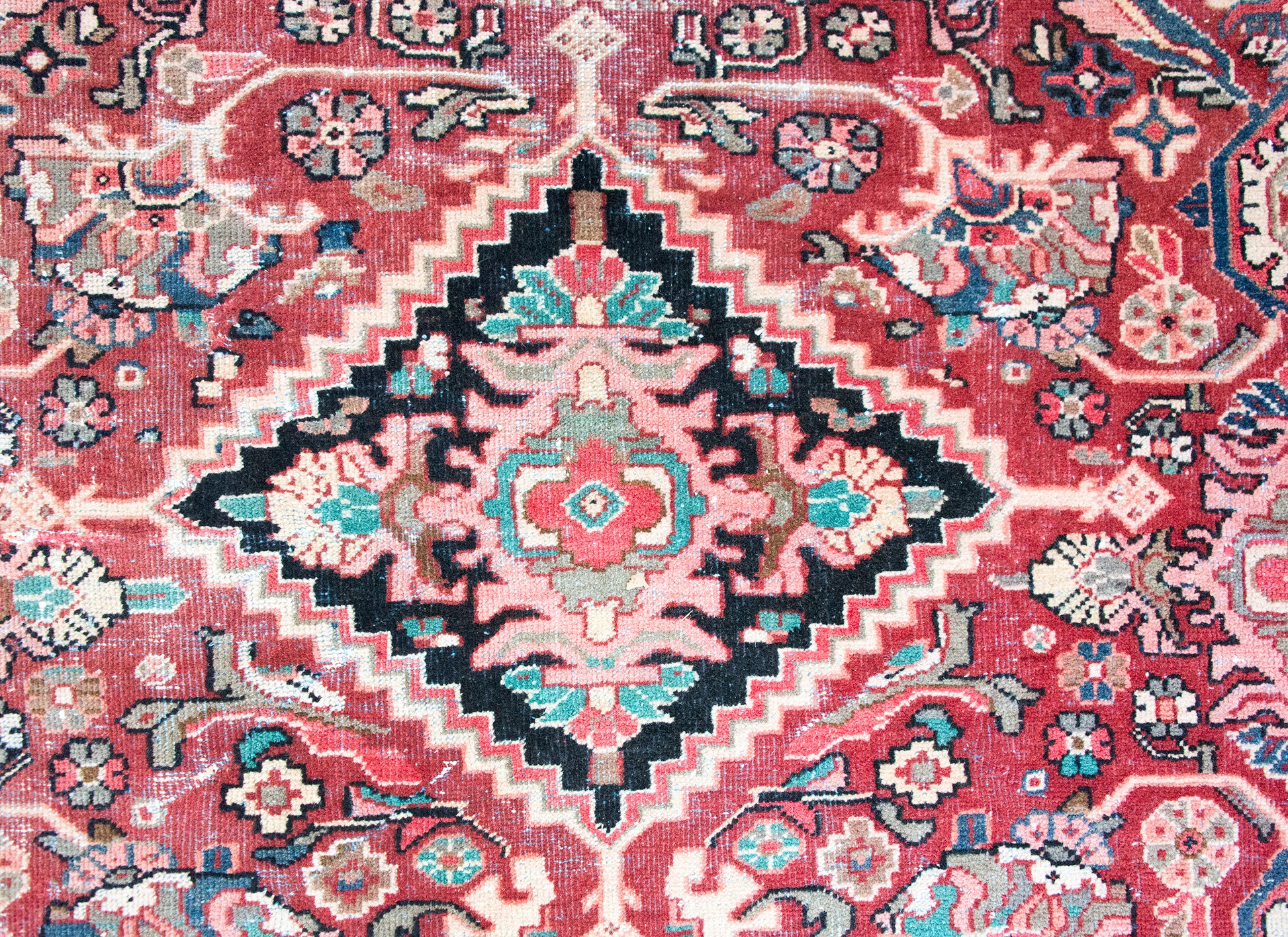Early 20th Century Persian Mahal Rug For Sale