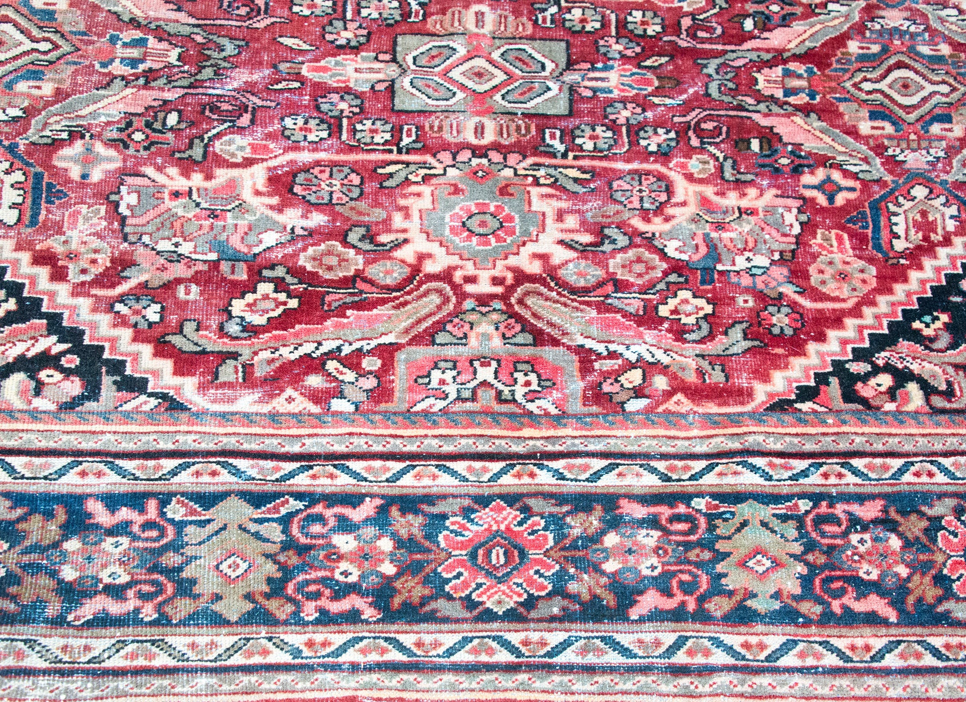 Early 20th Century Persian Mahal Rug For Sale