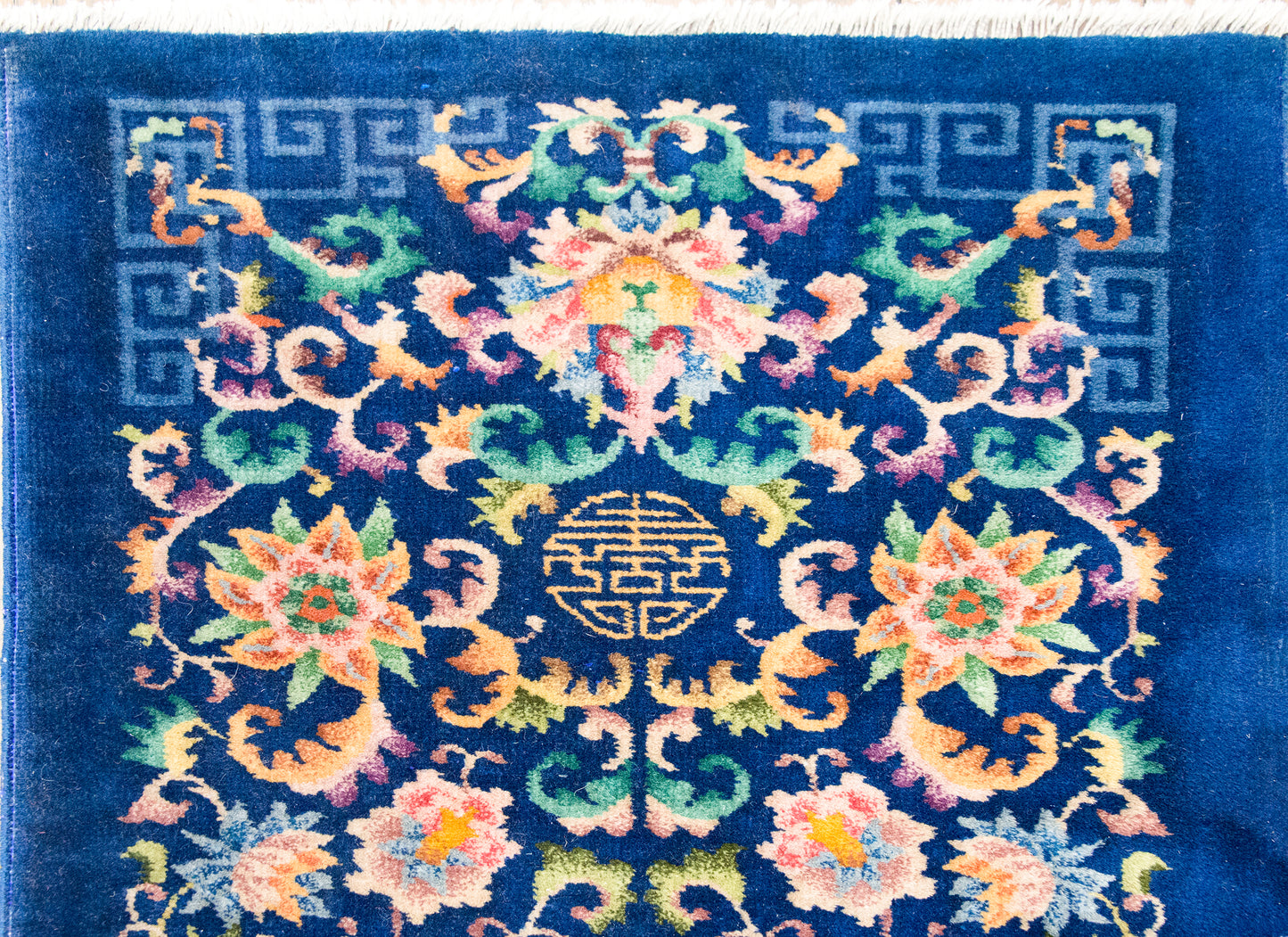 Early 20th Century Chinese Art Deco Rug For Sale