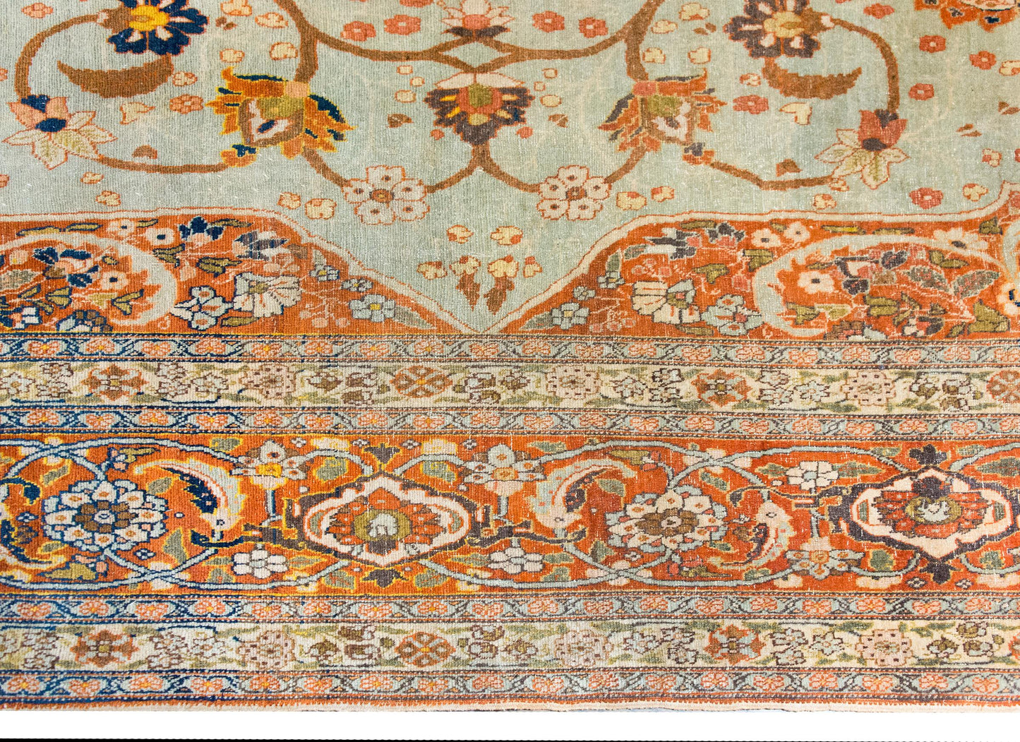 Early 20th Century Persian Hadji Jallili Tabriz Rug