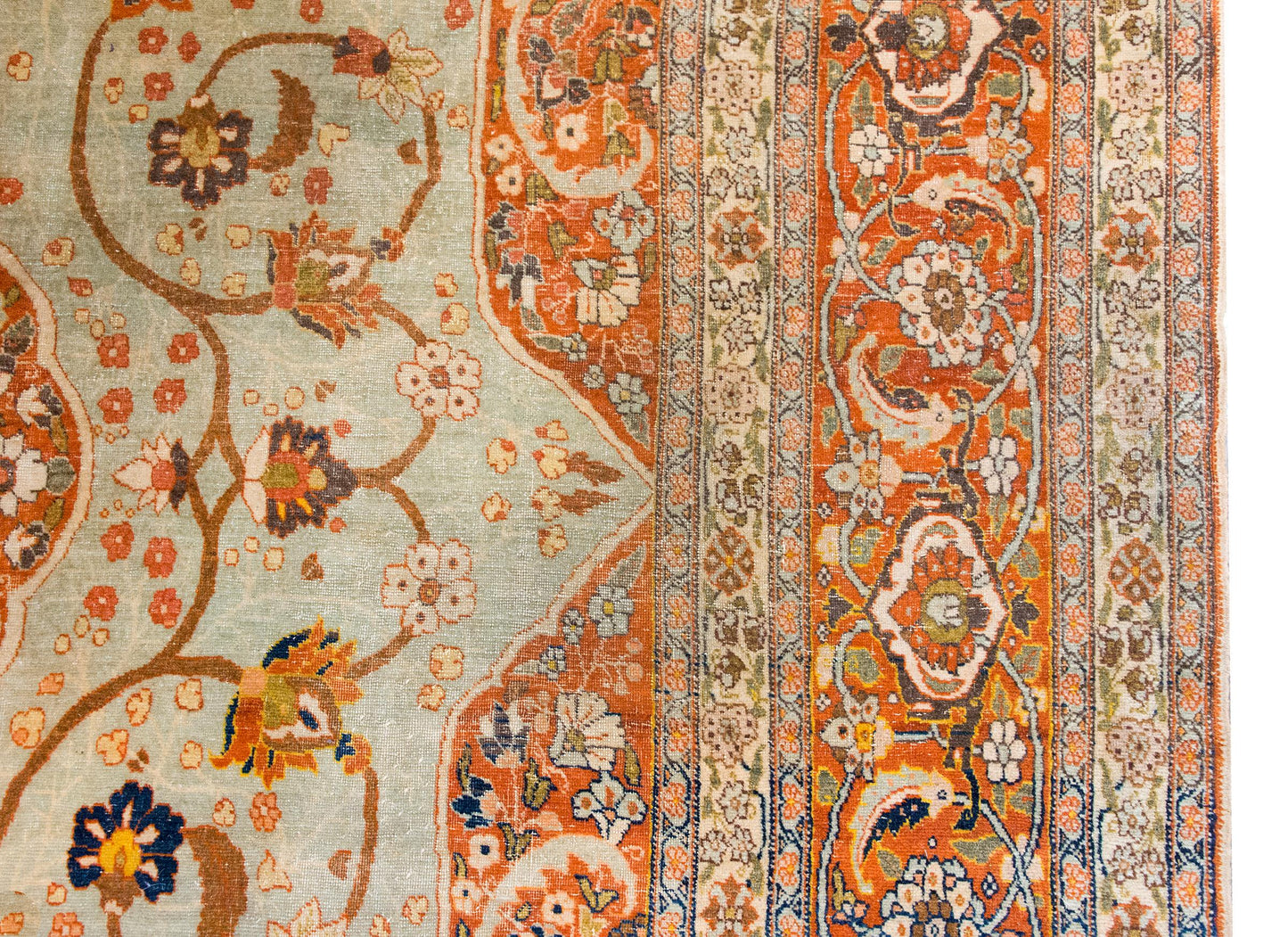 Early 20th Century Persian Hadji Jallili Tabriz Rug