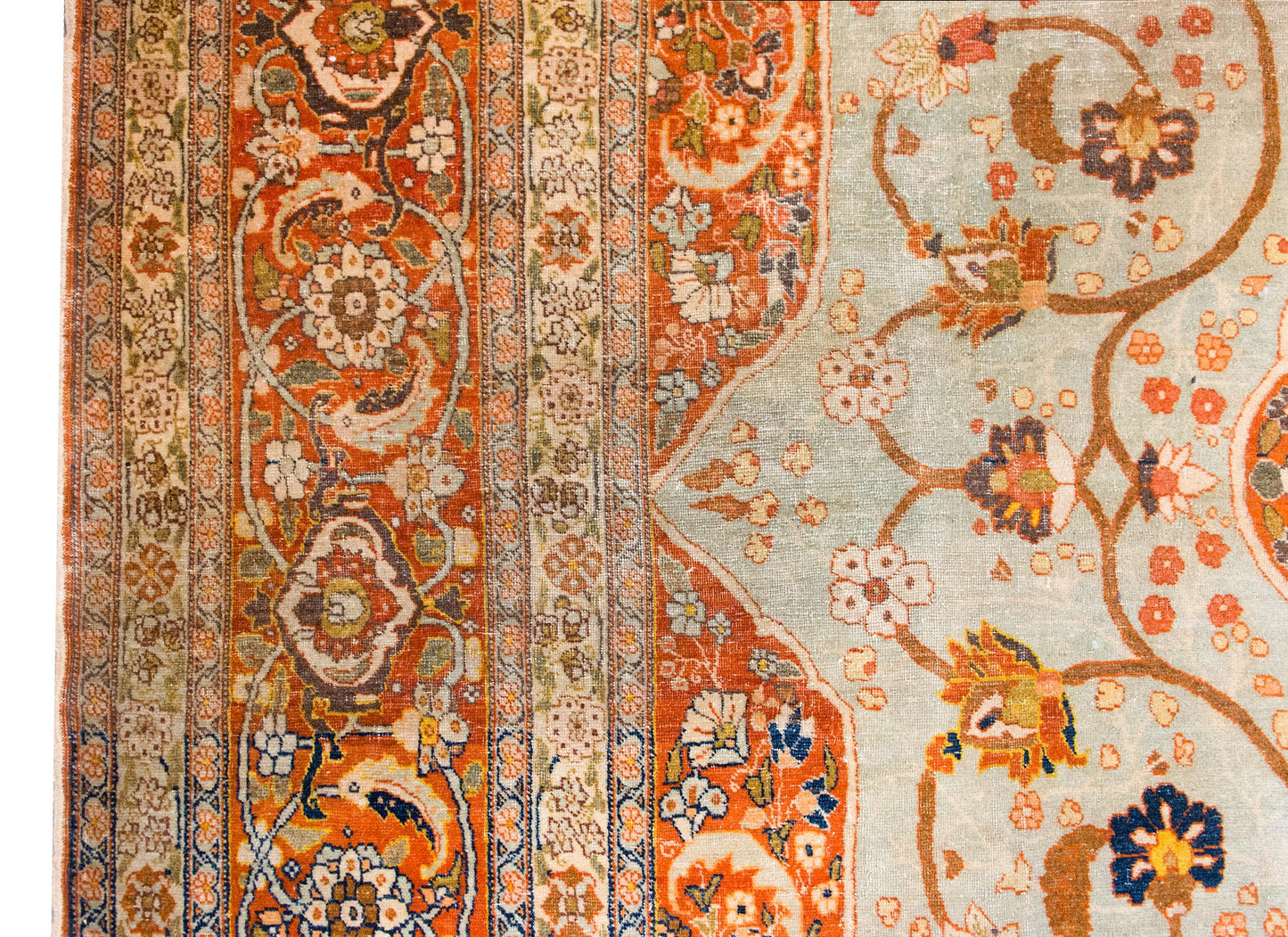 Early 20th Century Persian Hadji Jallili Tabriz Rug