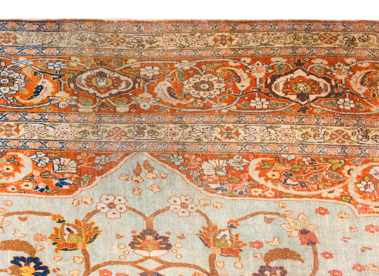 Early 20th Century Persian Hadji Jallili Tabriz Rug