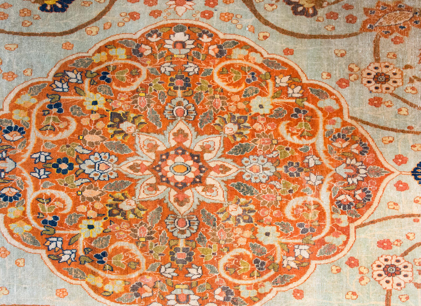 Early 20th Century Persian Hadji Jallili Tabriz Rug