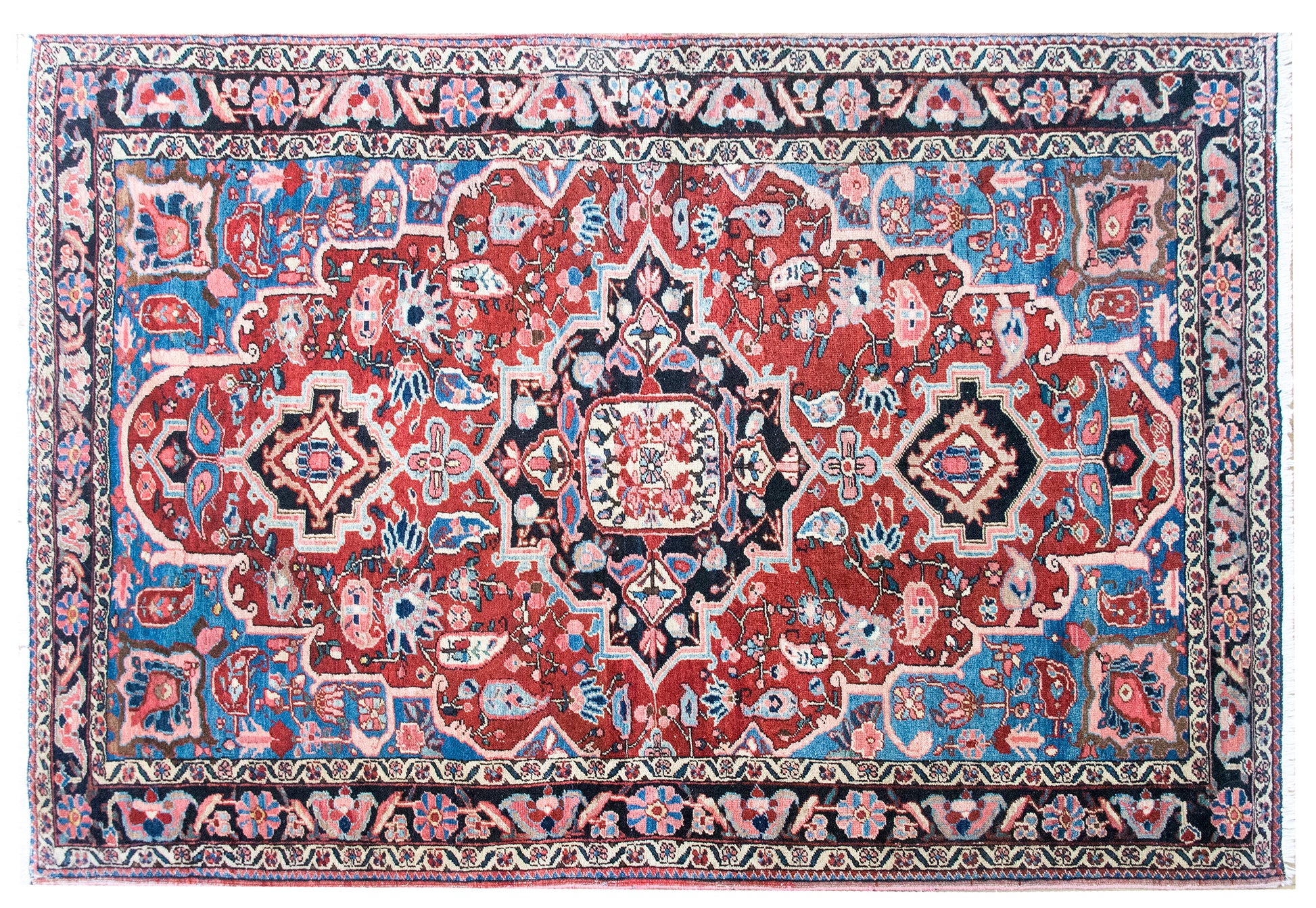 Mid 20th Century Persian Heriz Rug For Sale