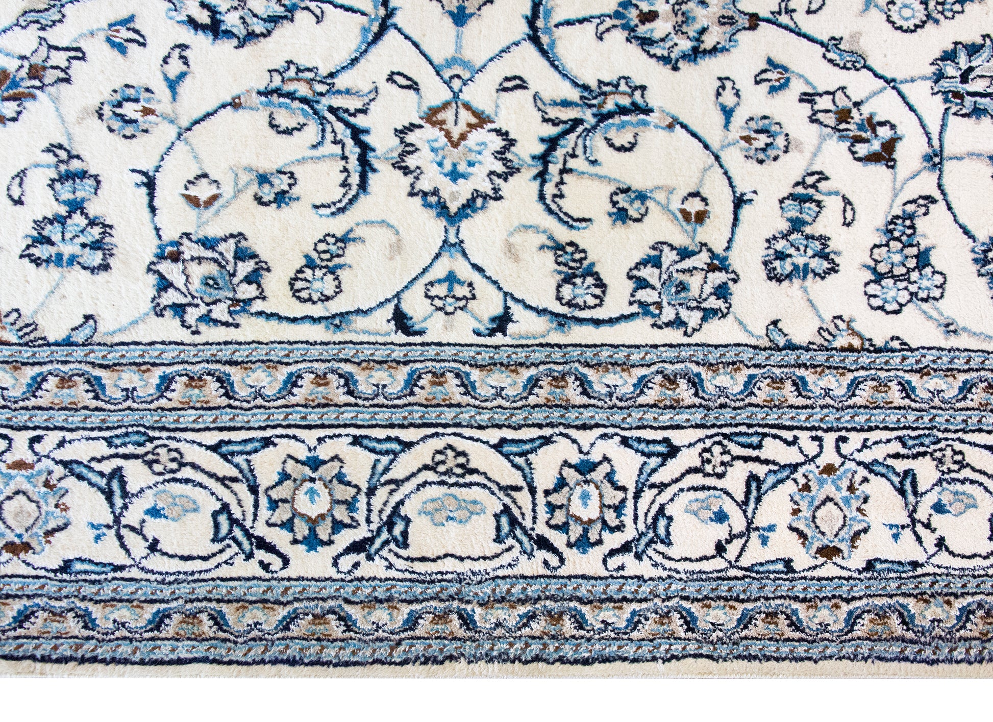 Mid 20th Century Persian Kashan Rug For Sale
