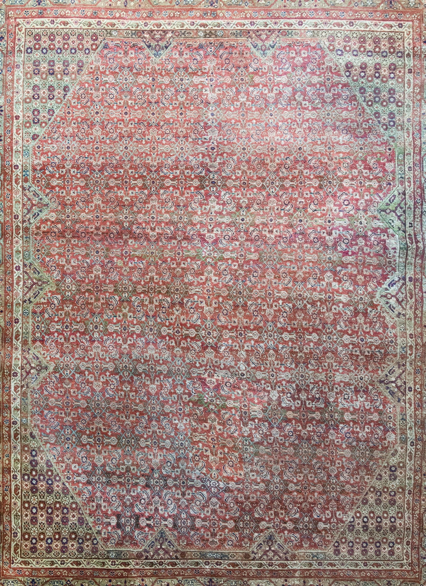 Early 20th Century Persian Moud Rug