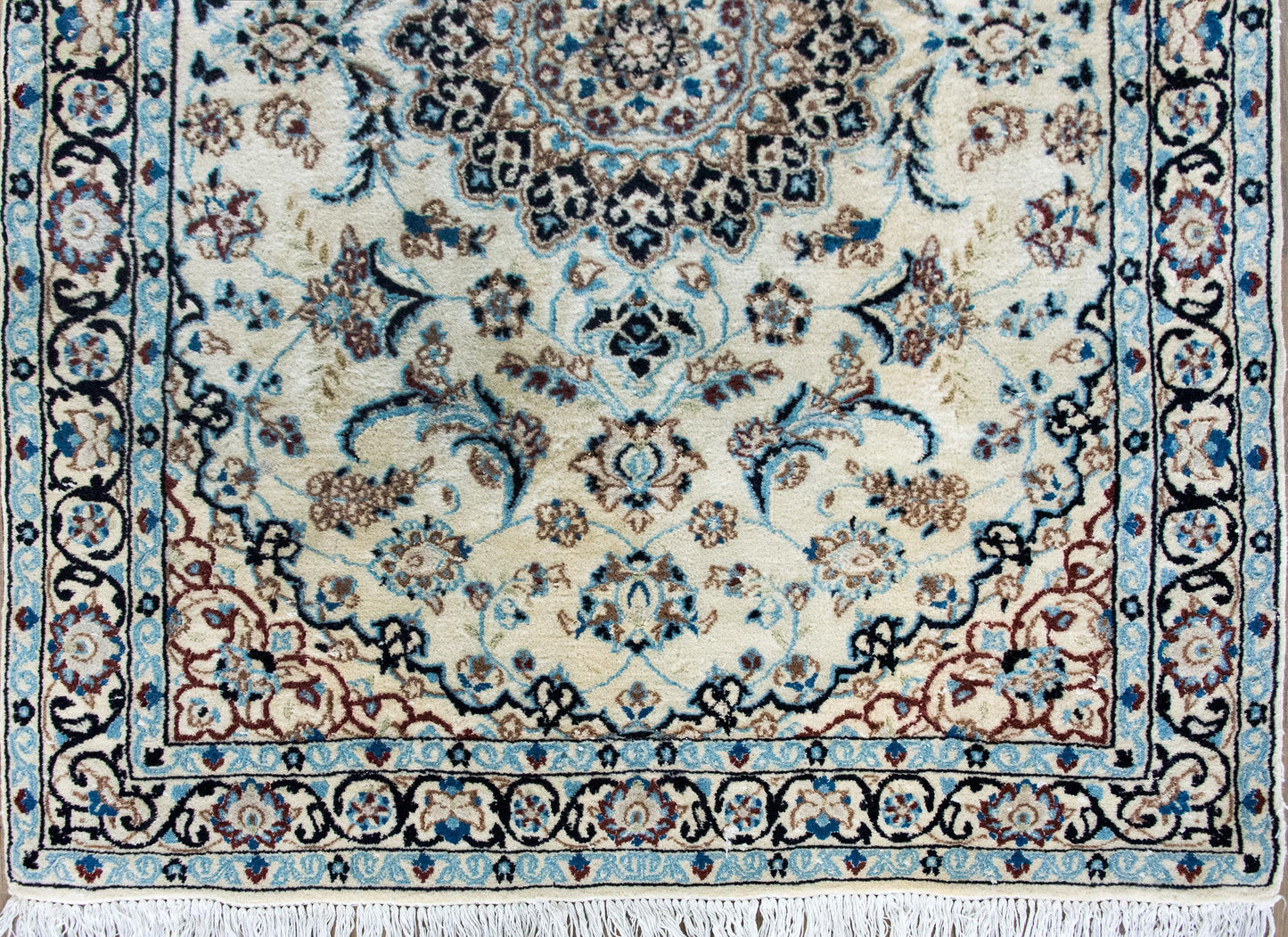 Vintage Persian Naein Rug