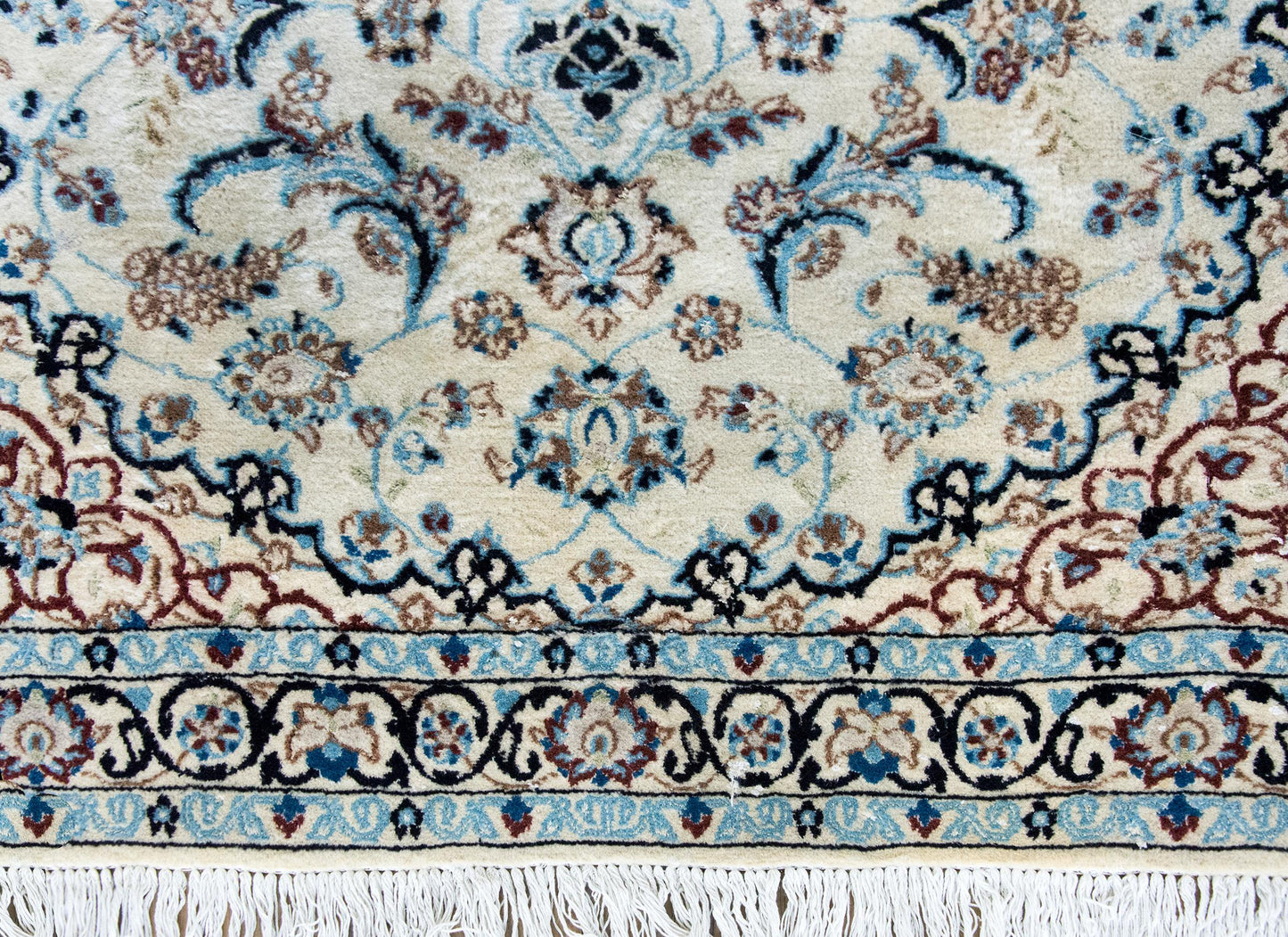 Vintage Persian Naein Rug