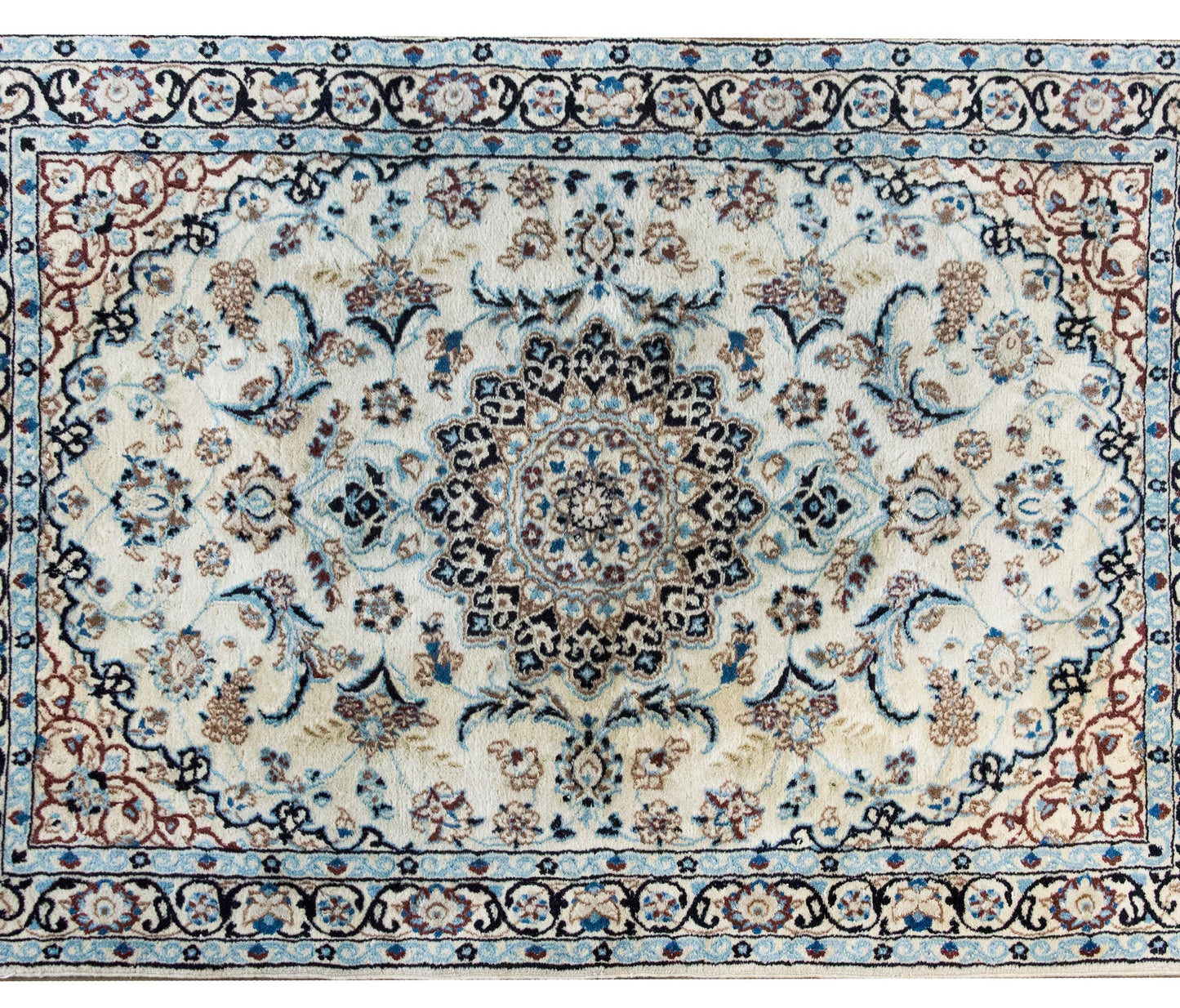 Vintage Persian Naein Rug