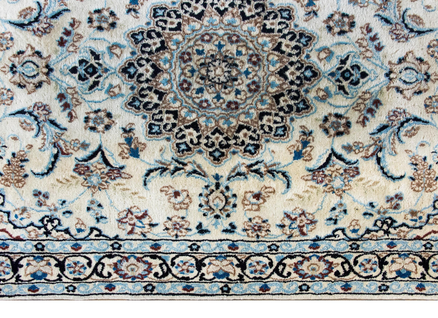 Vintage Persian Naein Rug
