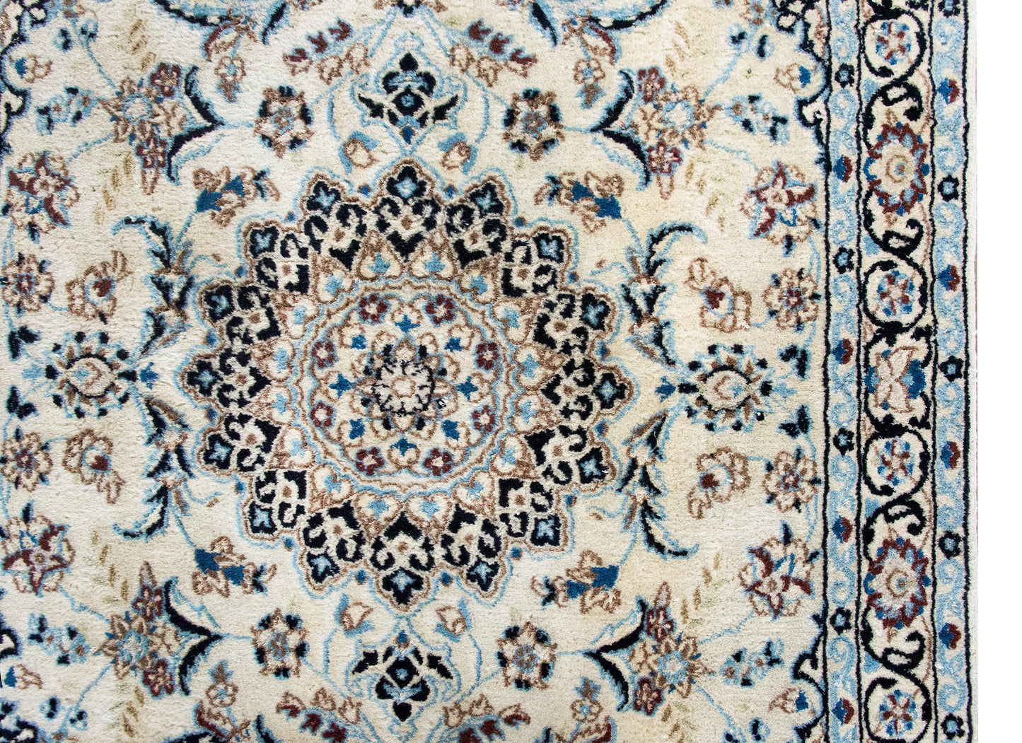 Vintage Persian Naein Rug