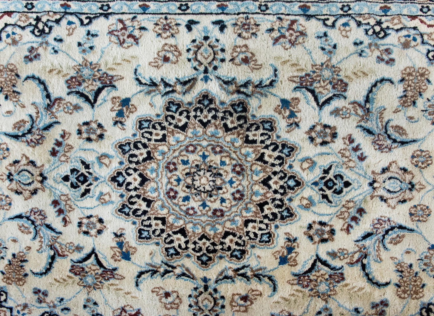Vintage Persian Naein Rug