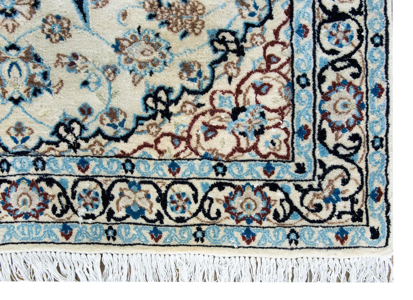 Vintage Persian Naein Rug