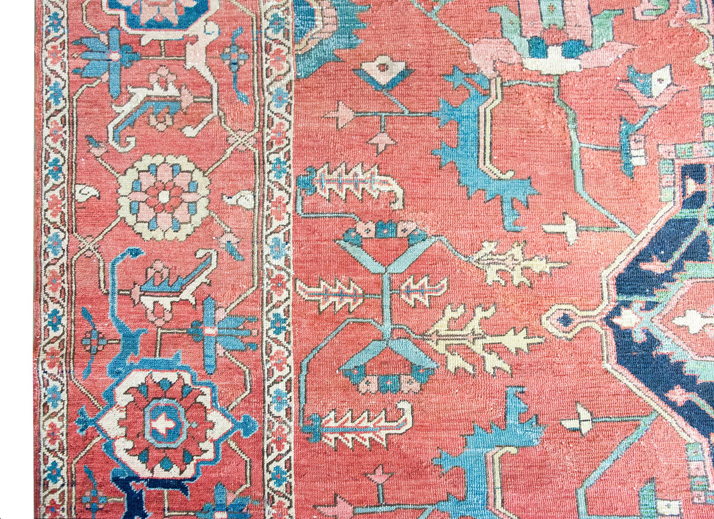 Late 19th Century Persian Heriz Rug