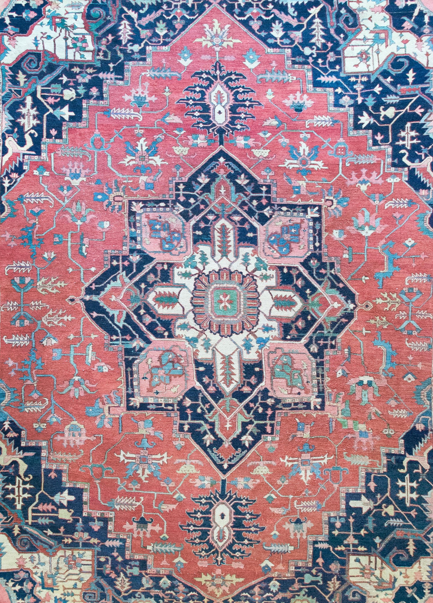 Late 19th Century Persian Heriz Rug