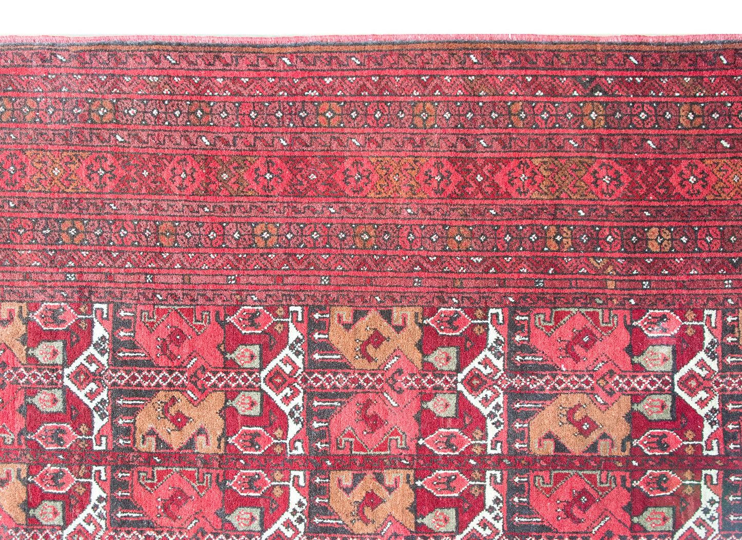 Vintage Afghani Bashir Rug