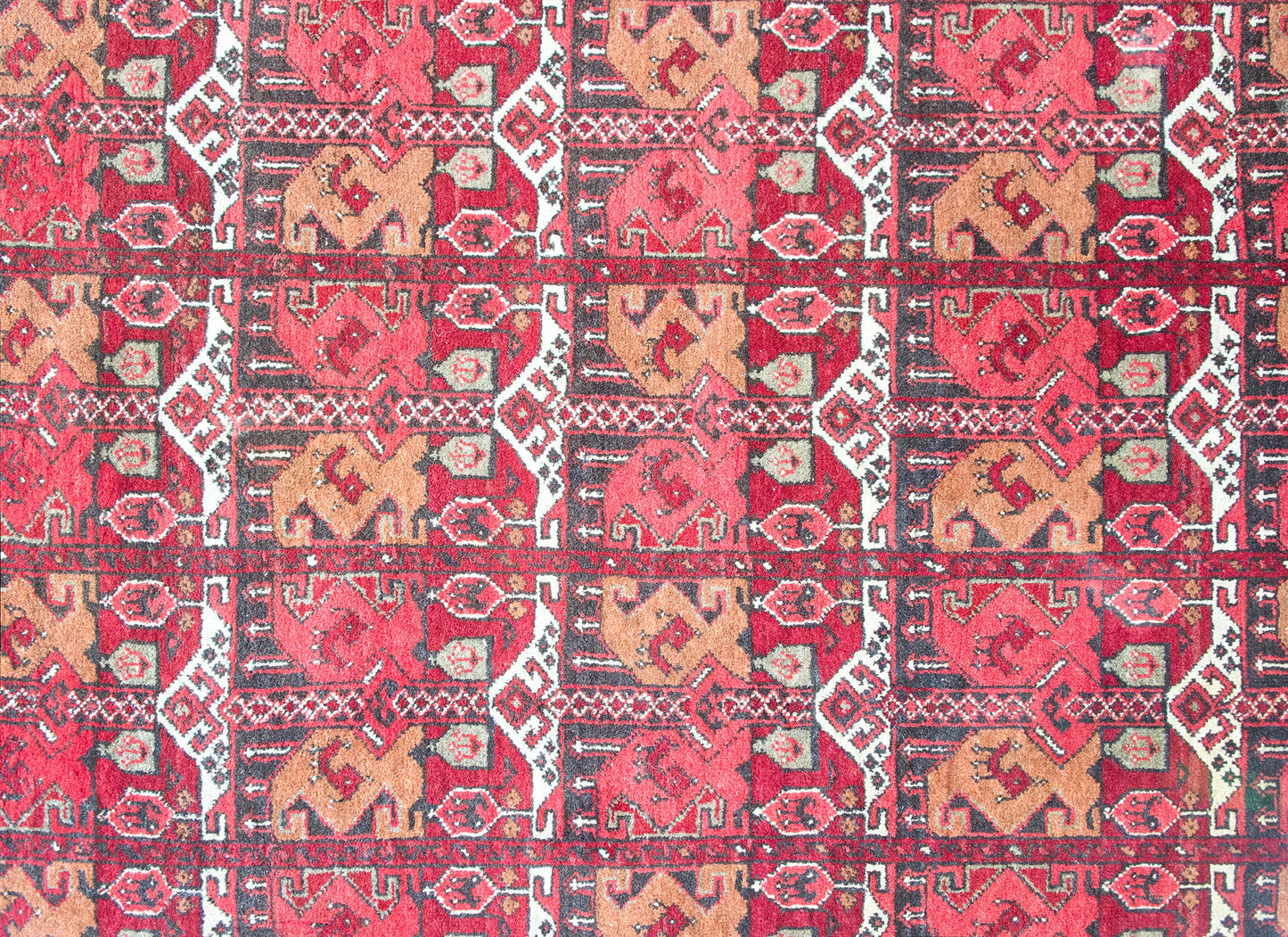 Vintage Afghani Bashir Rug