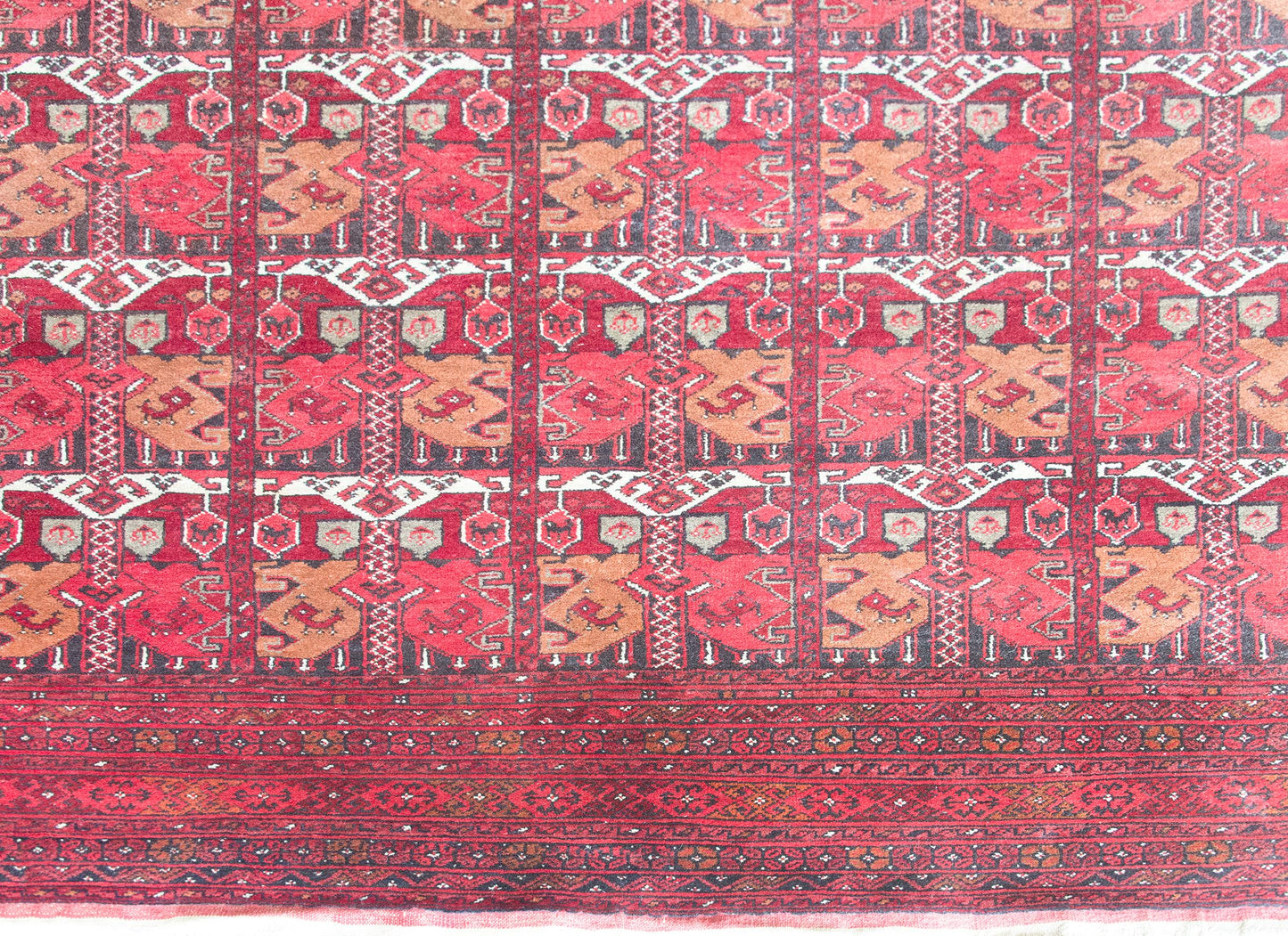 Vintage Afghani Bashir Rug