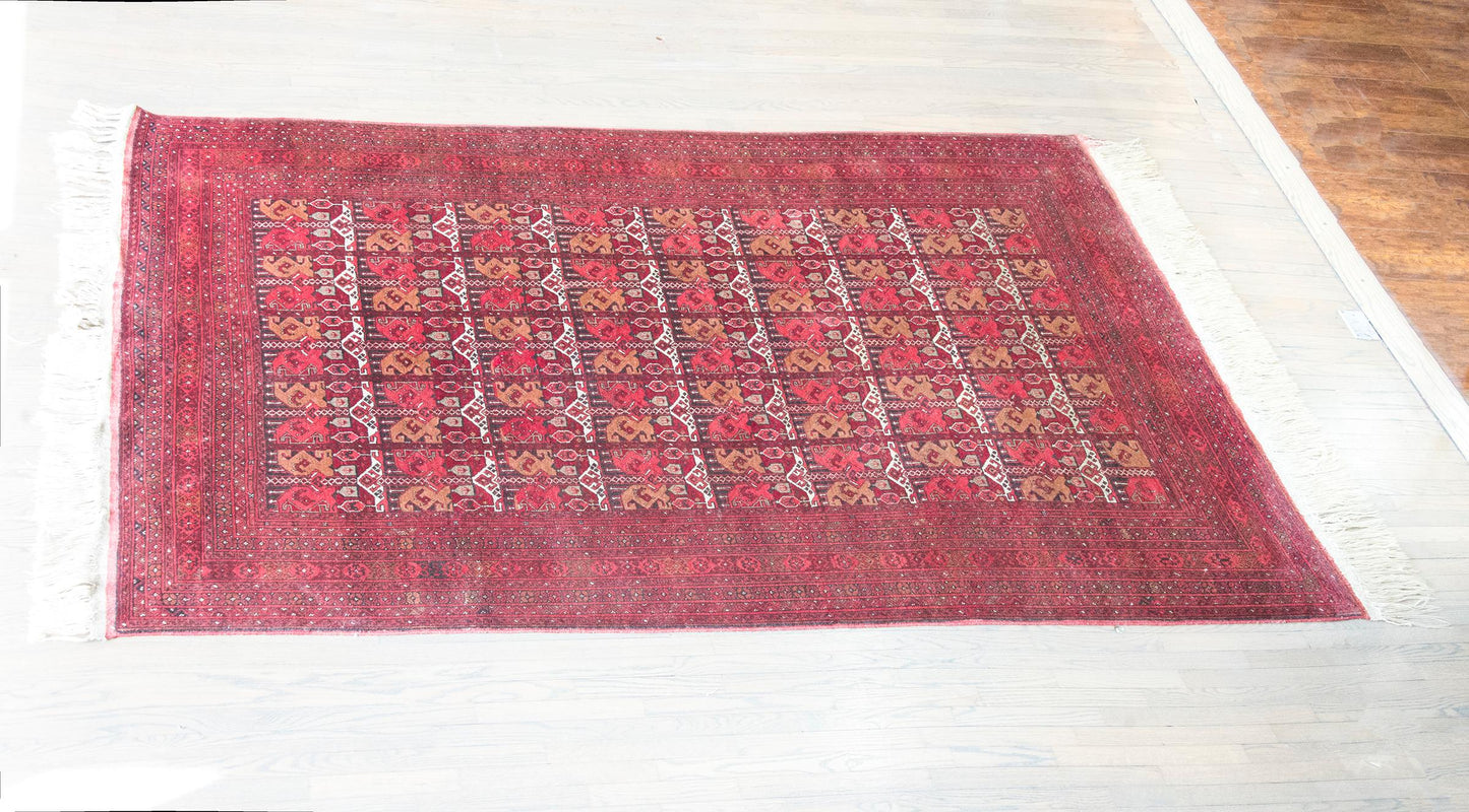 Vintage Afghani Bashir Rug