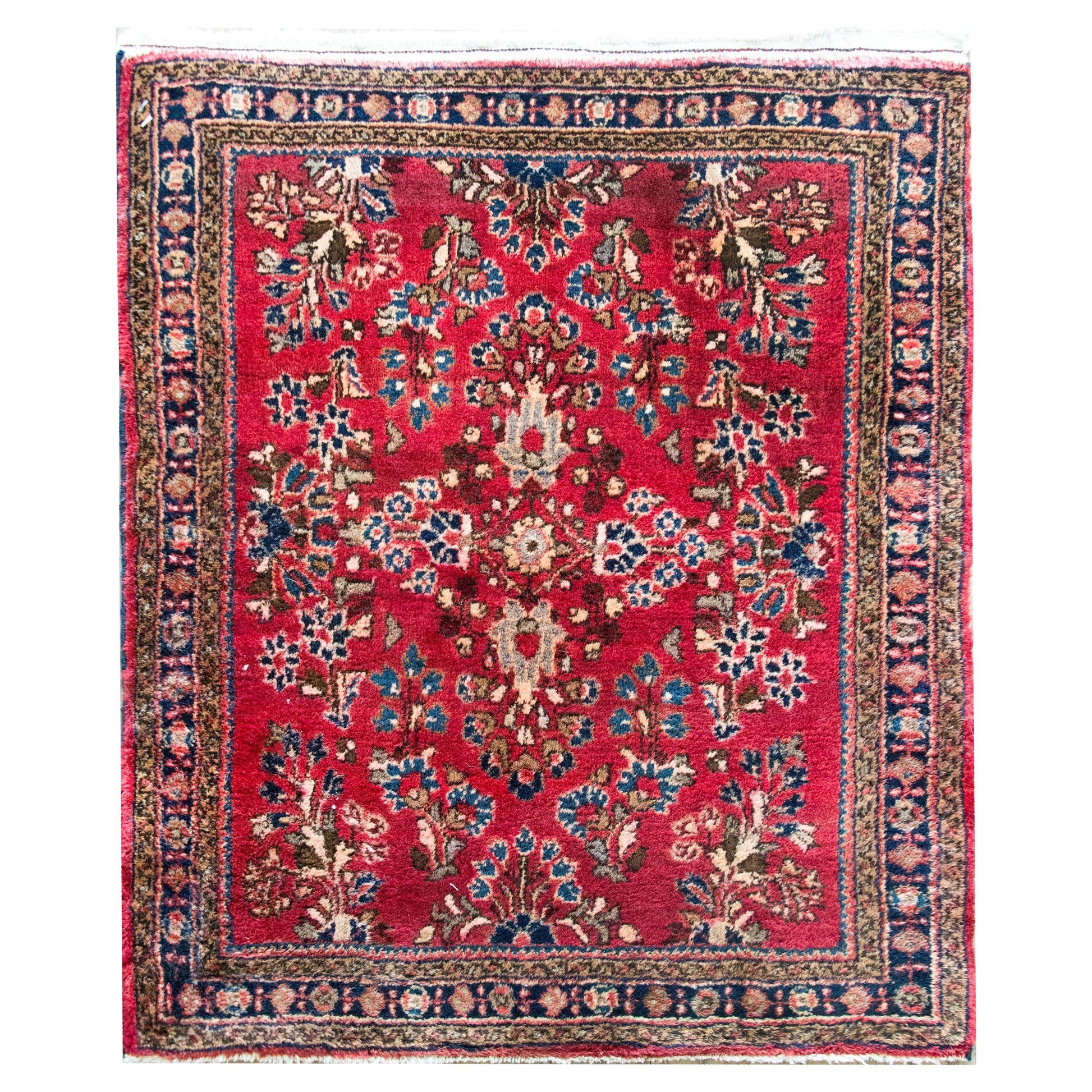 Early 20th Century Persian Sarouk Rug For Sale