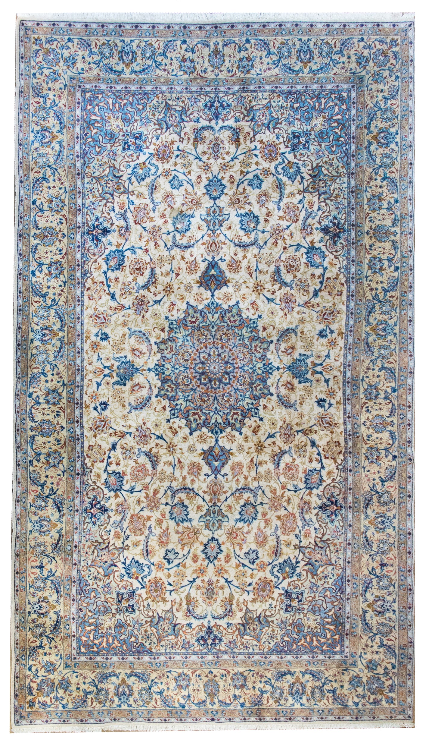 Mid 20th Century Persian Kashan Rug For Sale