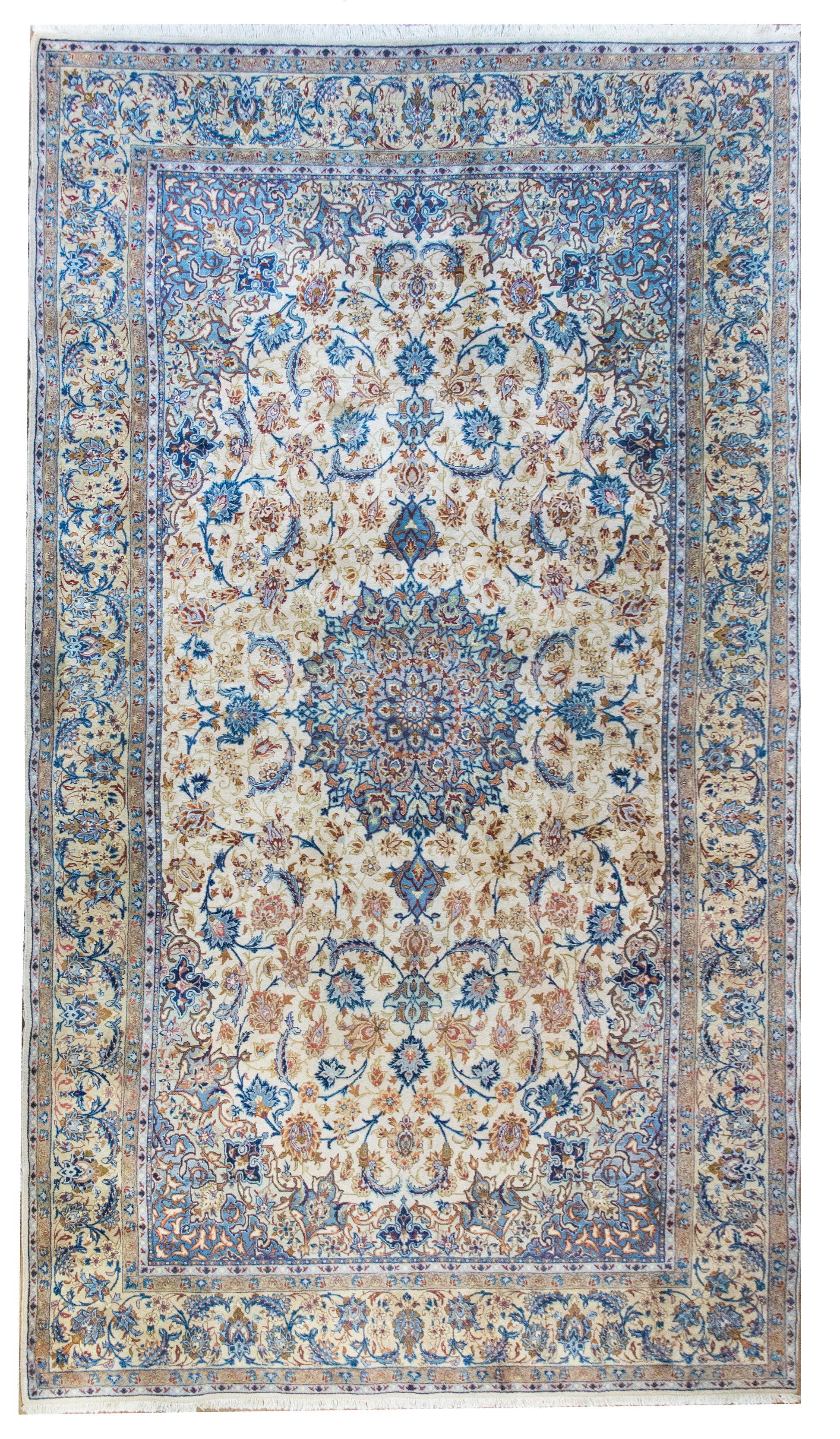 Mid 20th Century Persian Kashan Rug For Sale