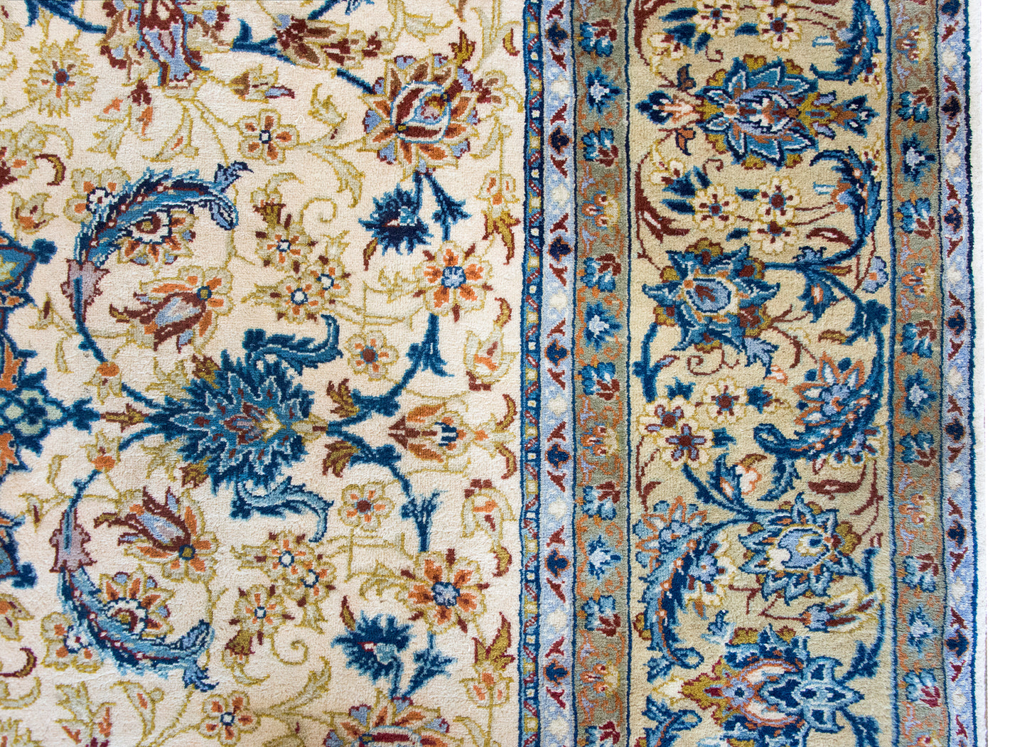 Mid 20th Century Persian Kashan Rug For Sale
