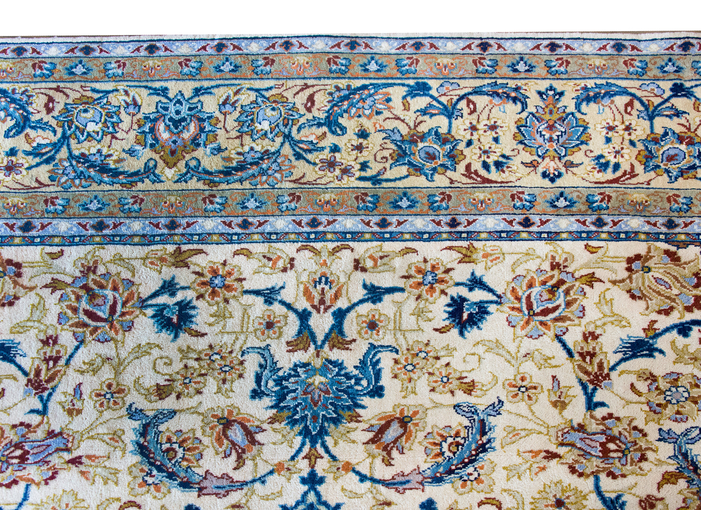 Mid 20th Century Persian Kashan Rug For Sale